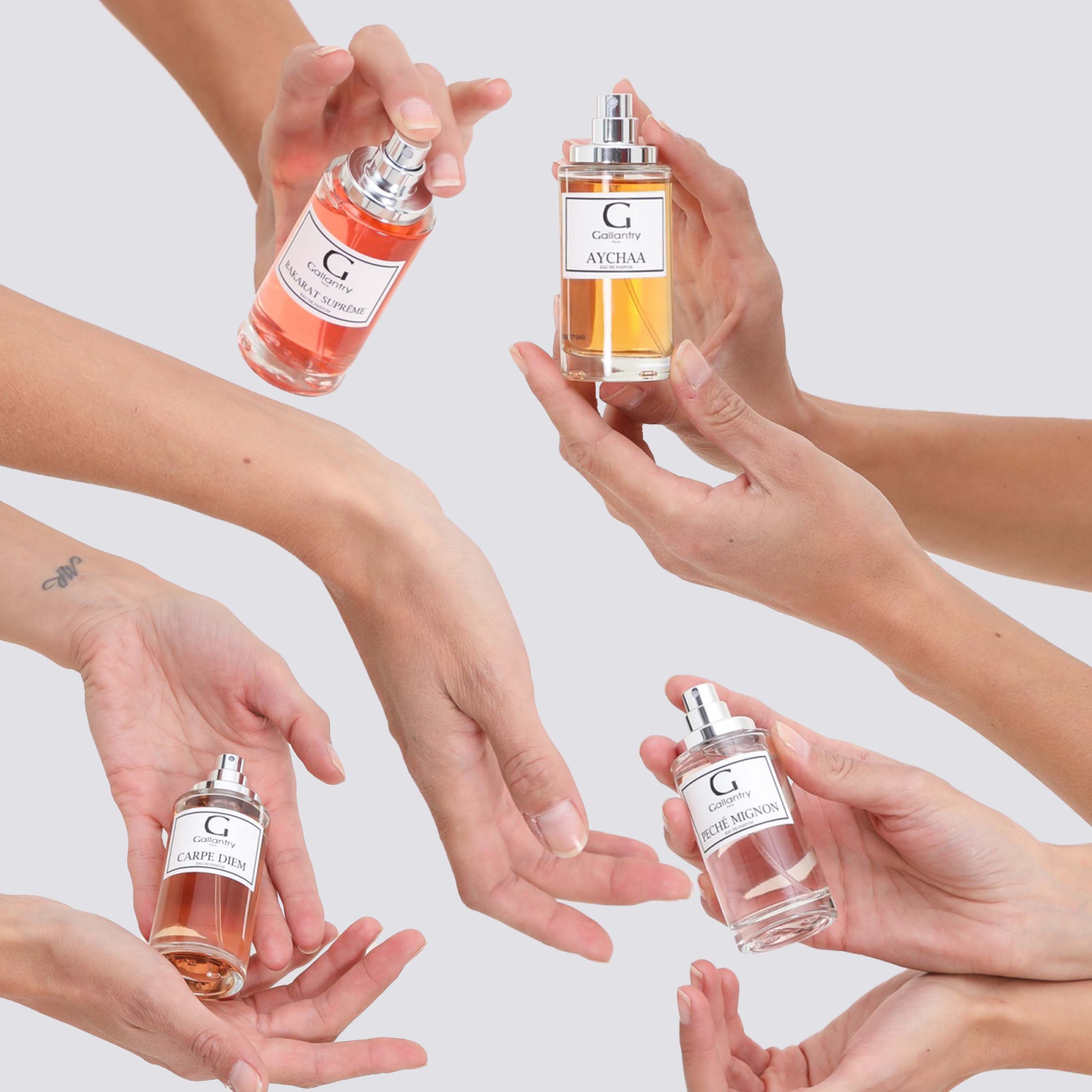 Retrouvez l'élégance captivante de la Collection Gallantry, une symphonie olfactive qui fusionne sophistication et charme, laissant une empreinte mémorable à chaque vaporisation.