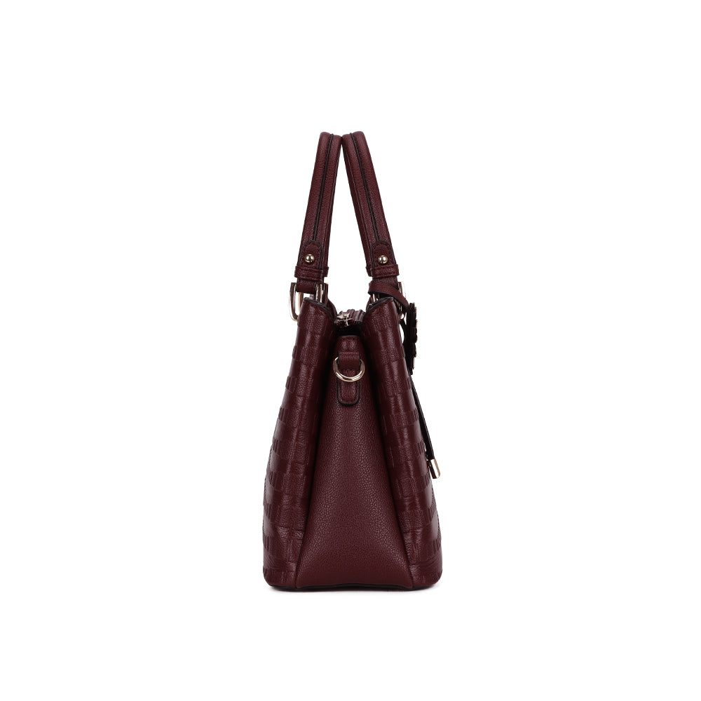 La Fiora – Sac à main femme croco à bandoulière