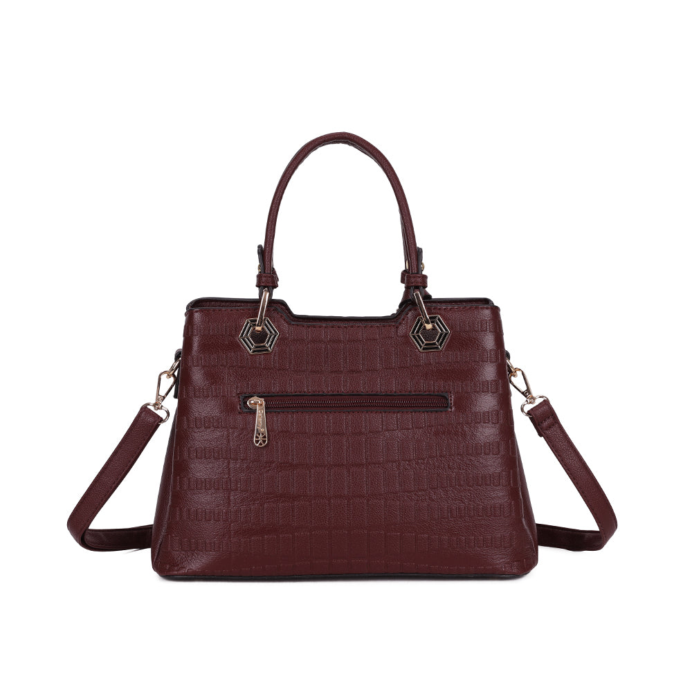 La Fiora – Sac à main femme croco à bandoulière