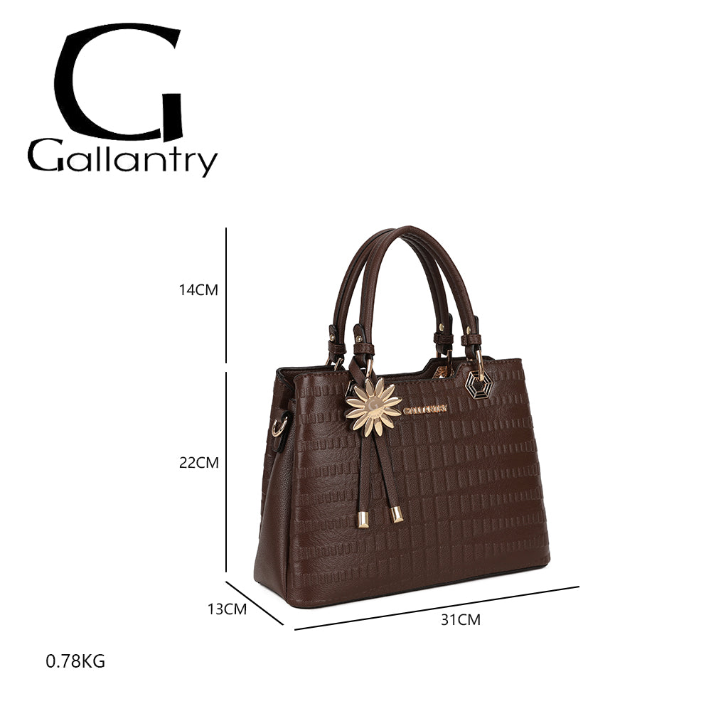 La Fiora – Sac à main femme croco à bandoulière