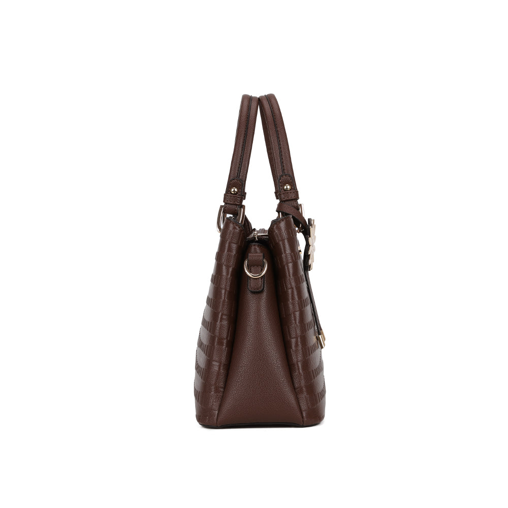 La Fiora – Sac à main femme croco à bandoulière