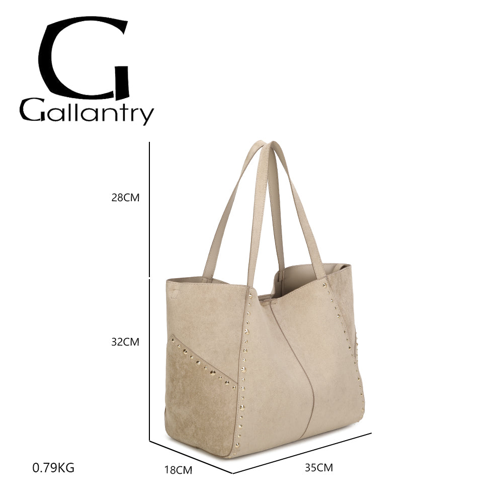 Le Rivana – Sac cabas femme clouté