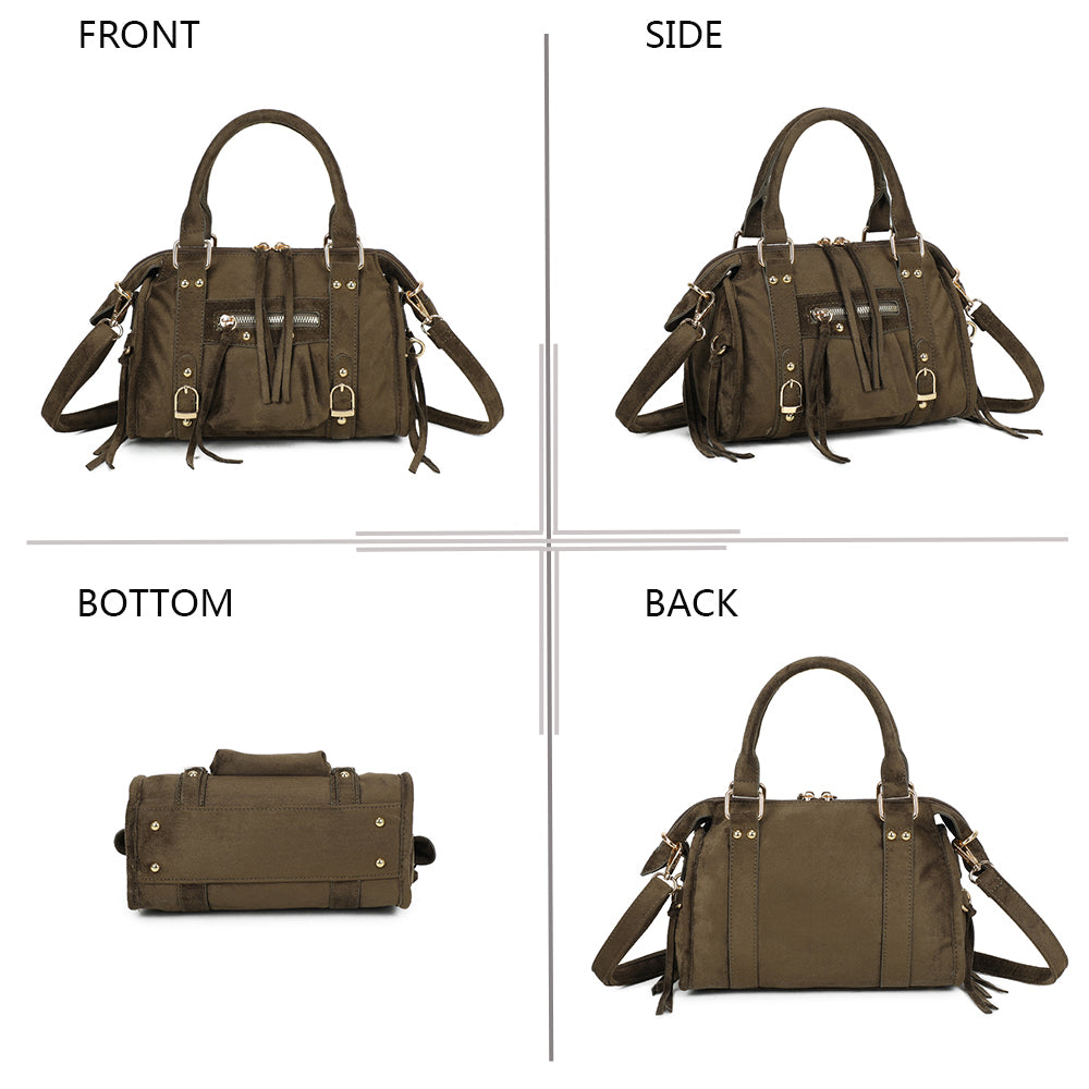 Skyla Petit Suédine Doré - Sac à main