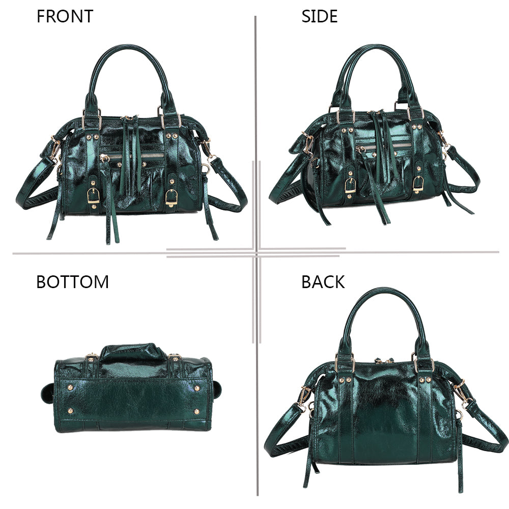 Le Skyla Brillant – Sac à main femme métallisé à bandoulière