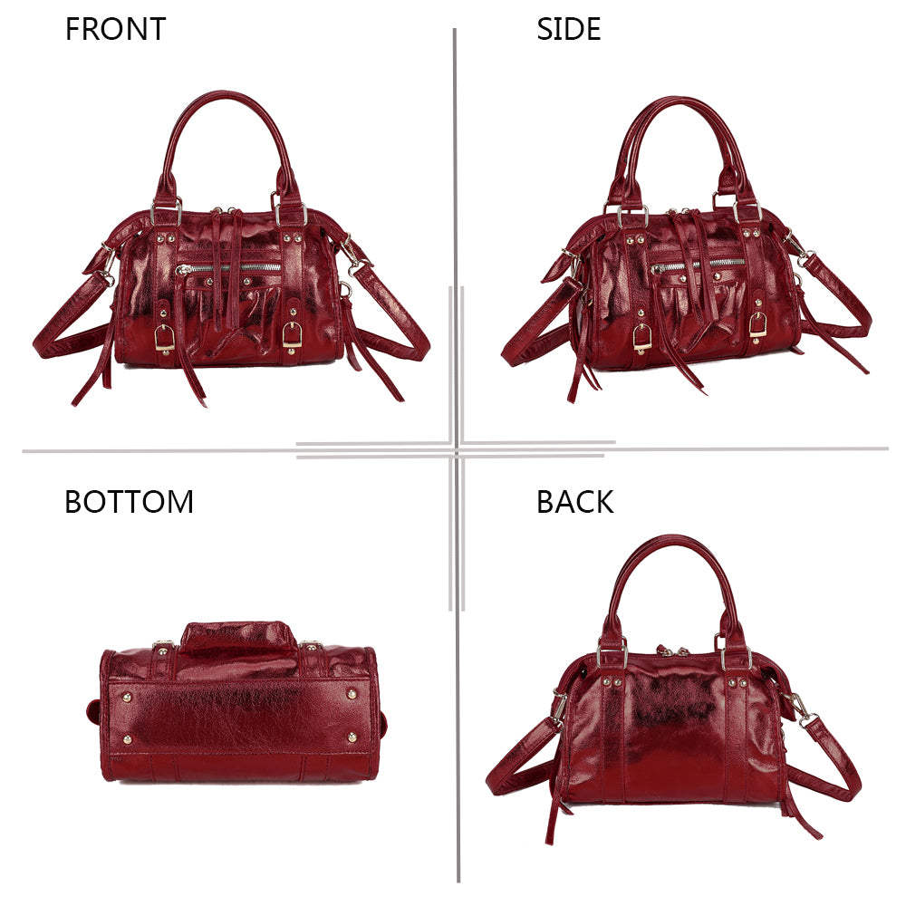 Le Skyla Brillant – Sac à main femme métallisé à bandoulière