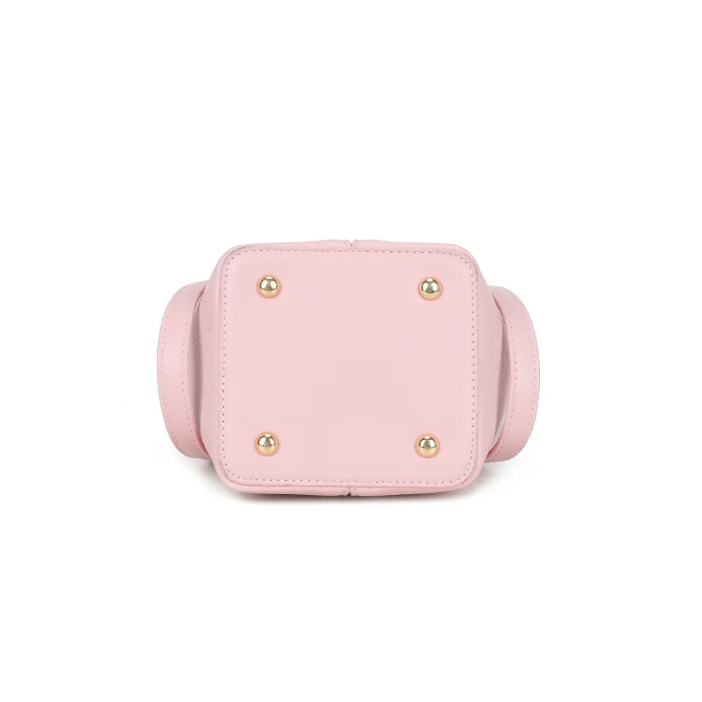 Dessous du Airy Style rose, une base compacte qui garde la forme structurée du sac – réf. Z-83093