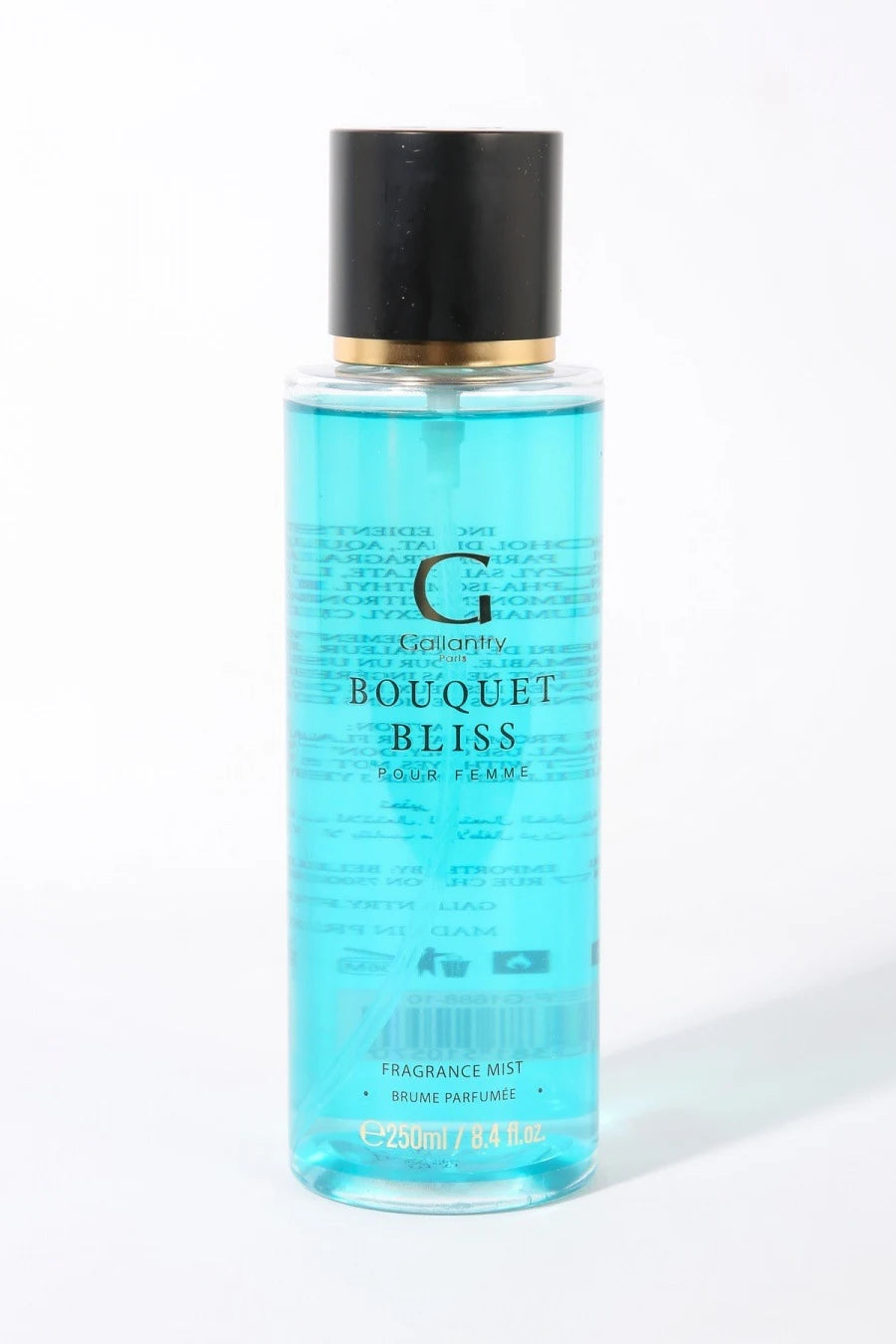 Flacon vaporisateur 250 ml de la brume parfumée Bouquet Bliss de Gallantry Paris