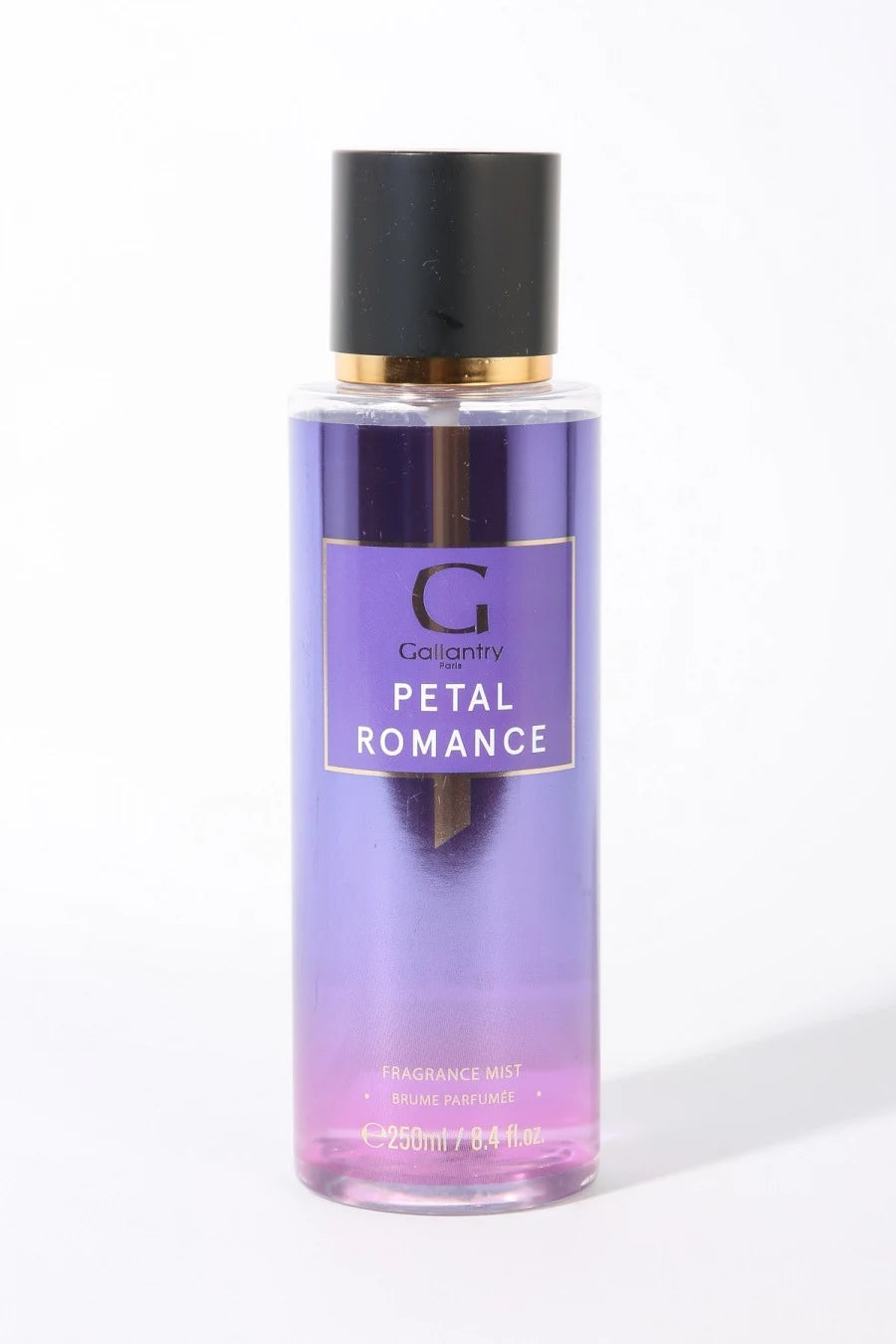 Flacon vaporisateur 250 ml de la brume parfumée Petal Romance de Gallantry Paris