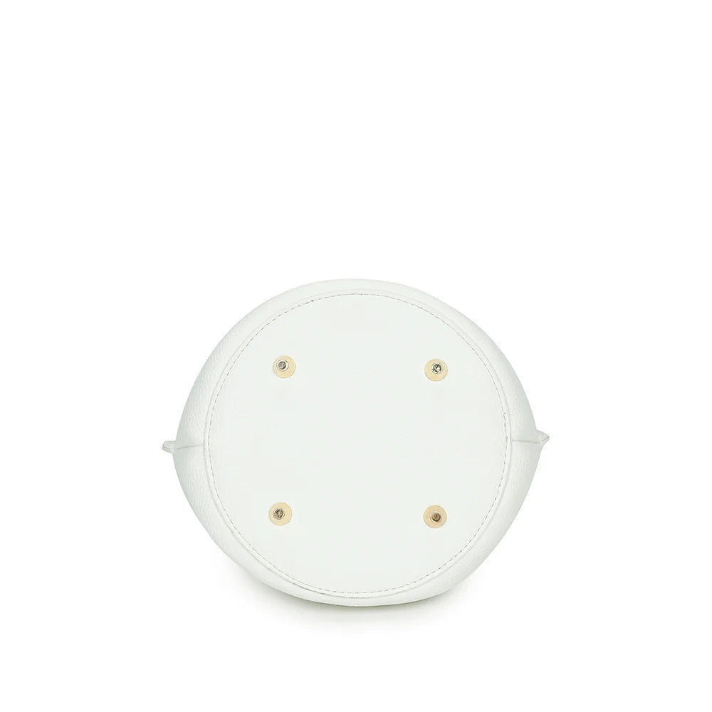Fond plat du sac Éclat de Rêve blanc, pour une bonne stabilité posé – réf. KJ-62050