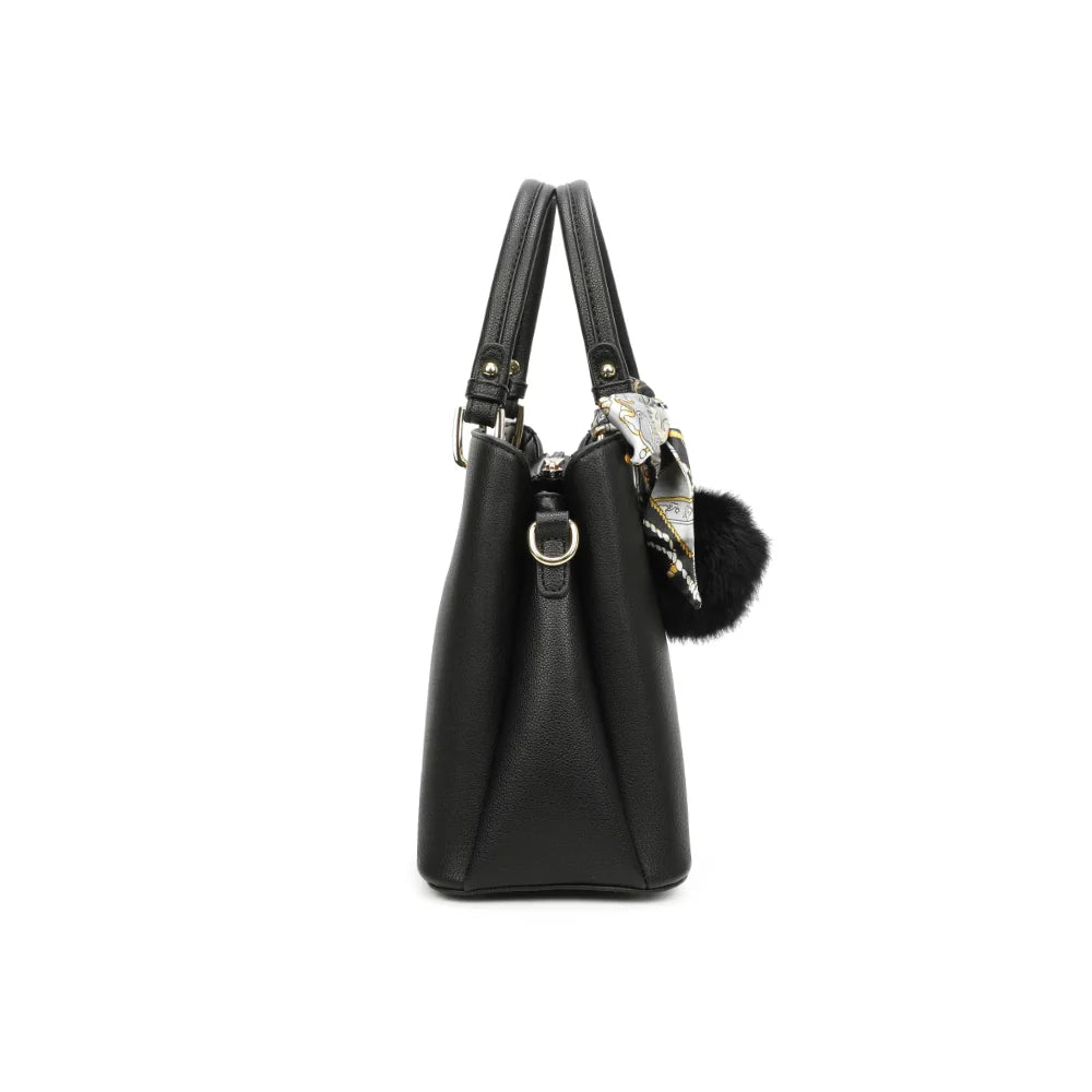 Profil du Fiora Pop noir/rouge : 13 cm de profondeur pour ranger l’essentiel sans encombrement – réf. M-9354-3