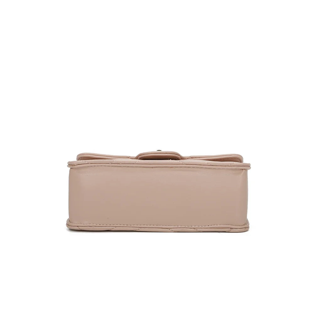 Dessous de L’Allegra rose, un format rectangulaire compact de 22 × 8 cm – réf. C-0159