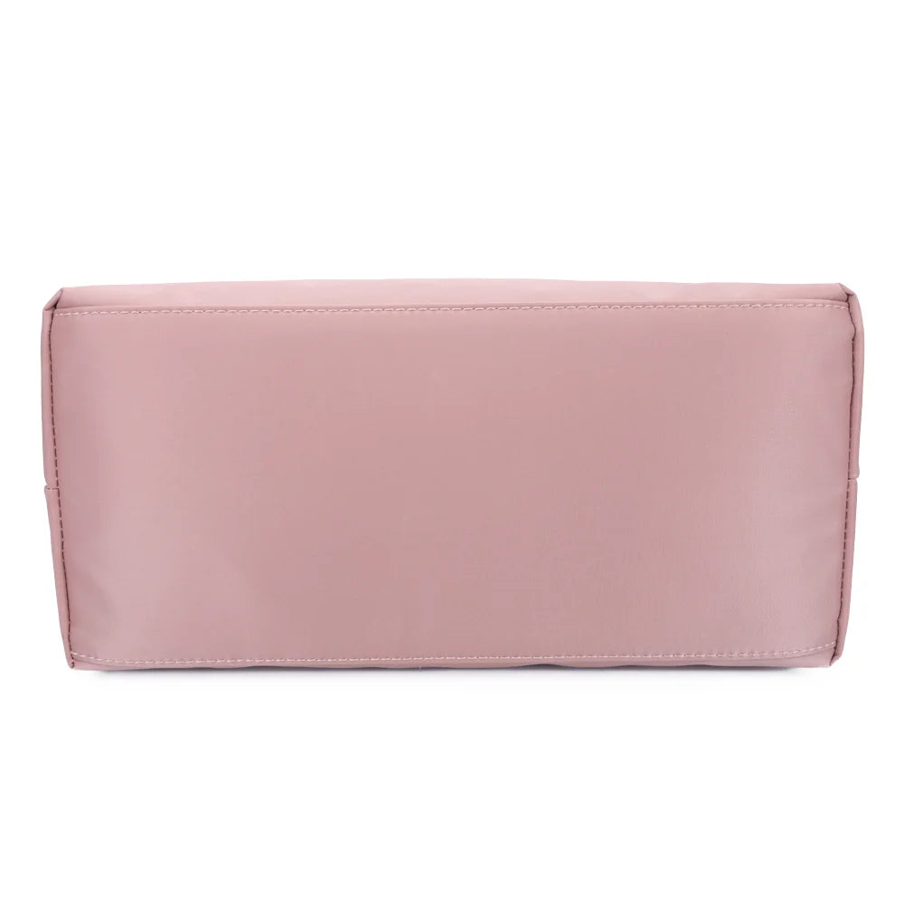 Dessous de La Balade (Large) rose foncé, une base large en nylon pour un cabas qui tient bien – réf. Z-02