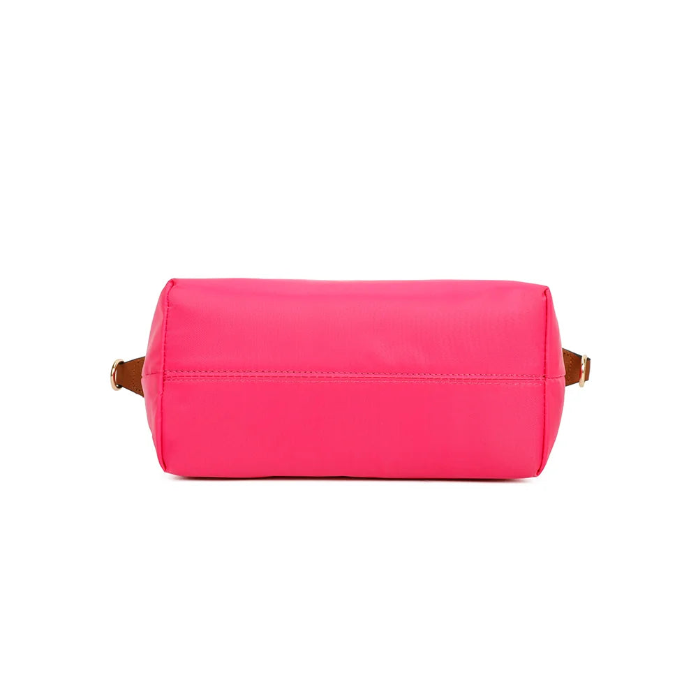 Dessous de La Balade fuschia claire en nylon léger, format compact de 29 × 13 cm – réf. Z-01