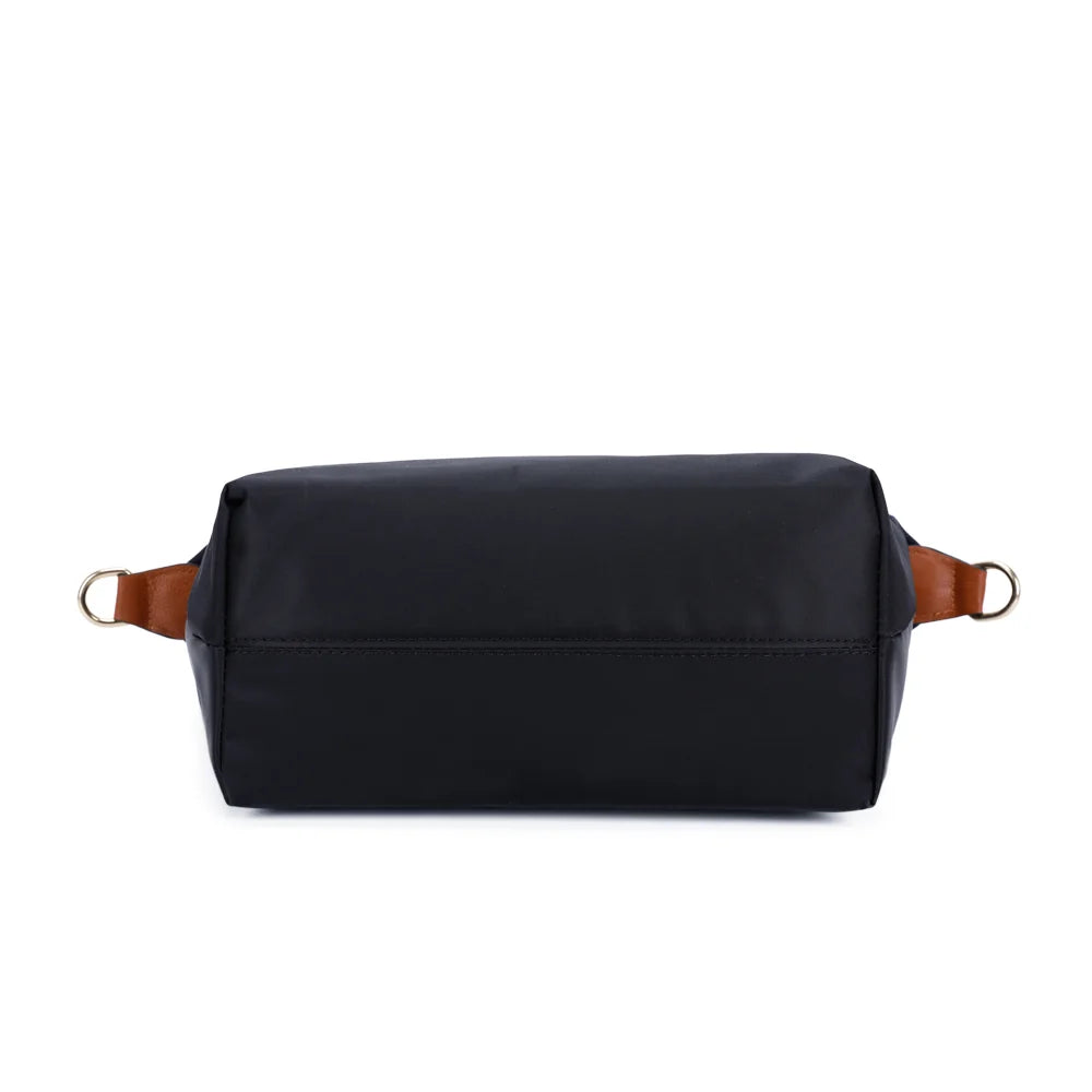 Dessous de La Balade noir en nylon léger, format compact de 29 × 13 cm – réf. Z-01