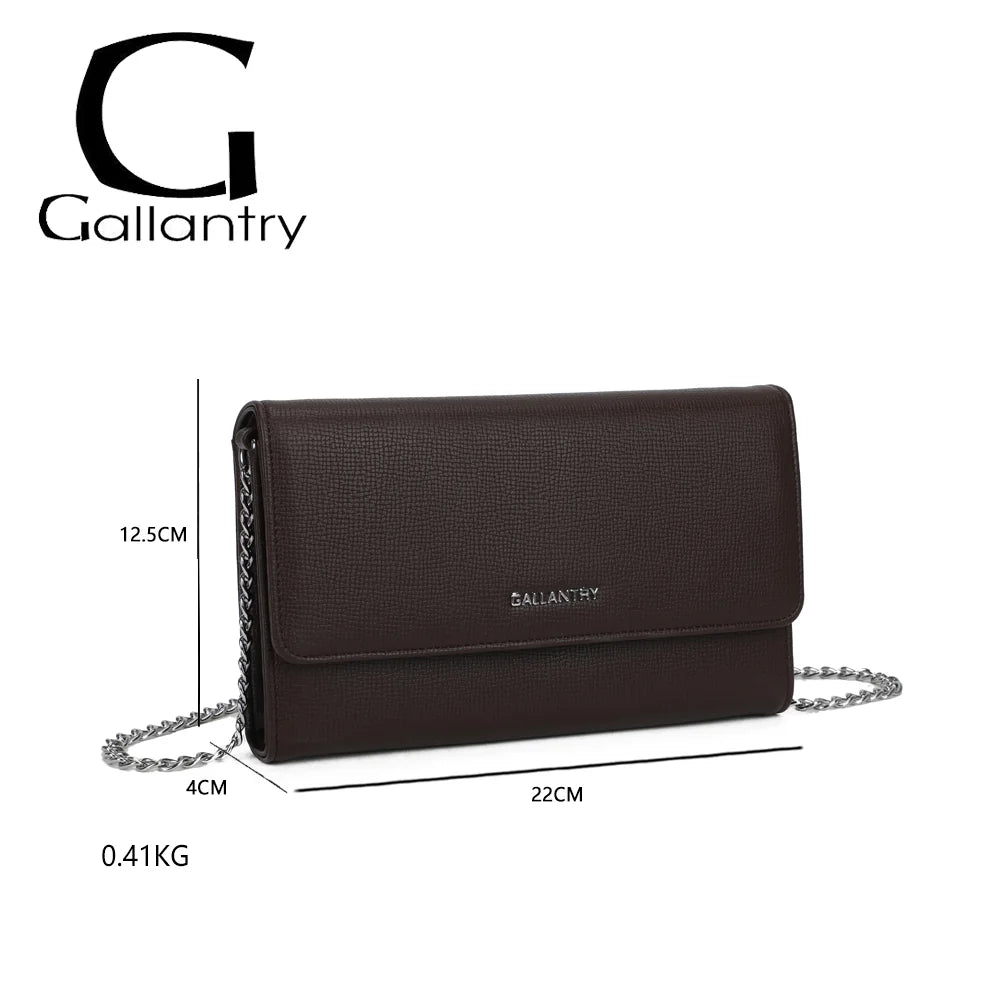 Dimensions de La Célina coffee : 22 × 4 × 12,5 cm pour 0,41 kg, un format pochette compact – réf. SF-69049