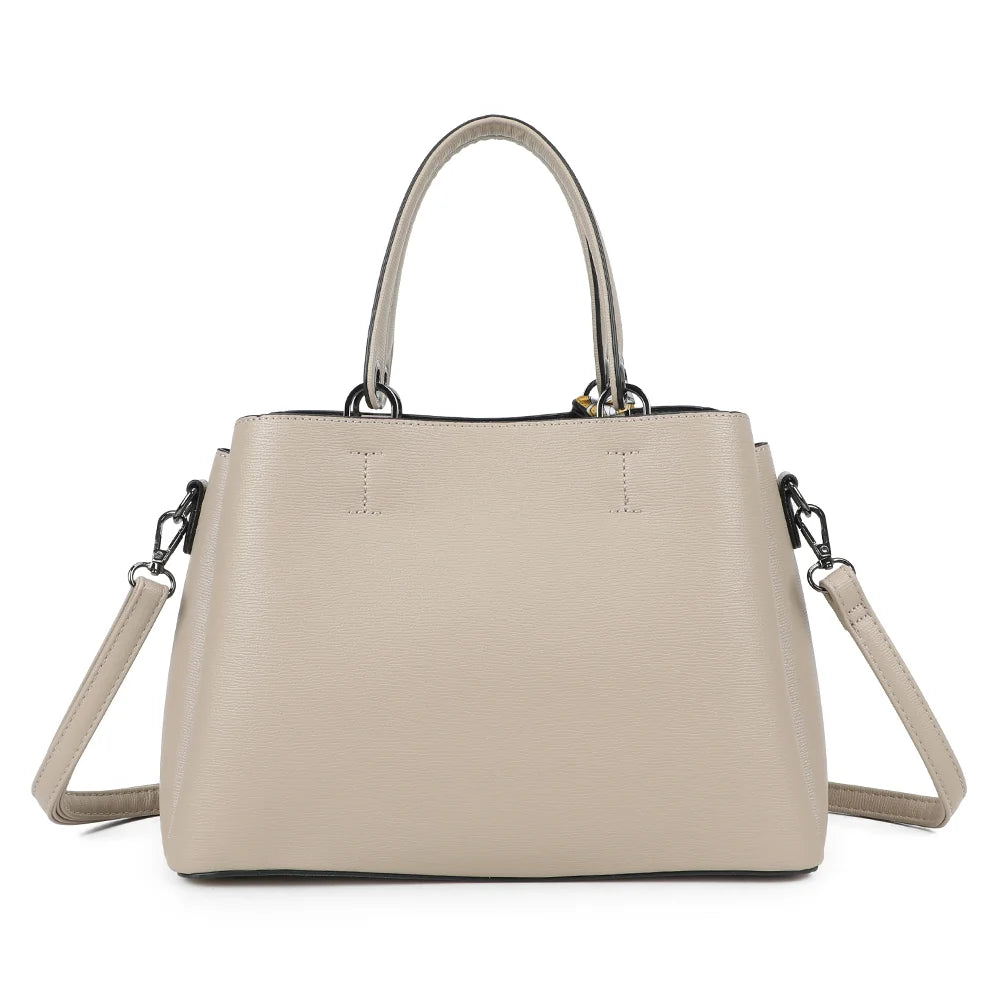 Dos du sac à main La Coquette taupe foncé – réf. DQ-815