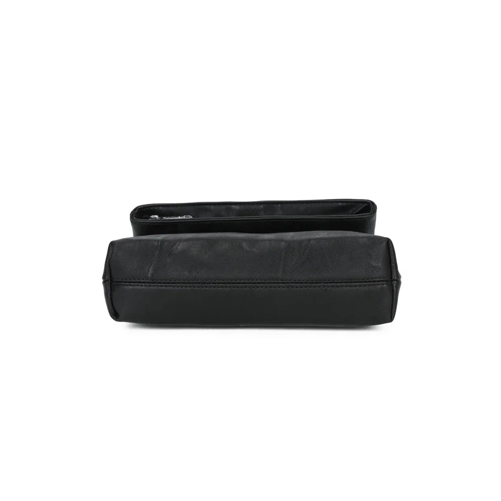 Dessous de La Marilou noir, fond souple en synthétique lisse – réf. Z-83096