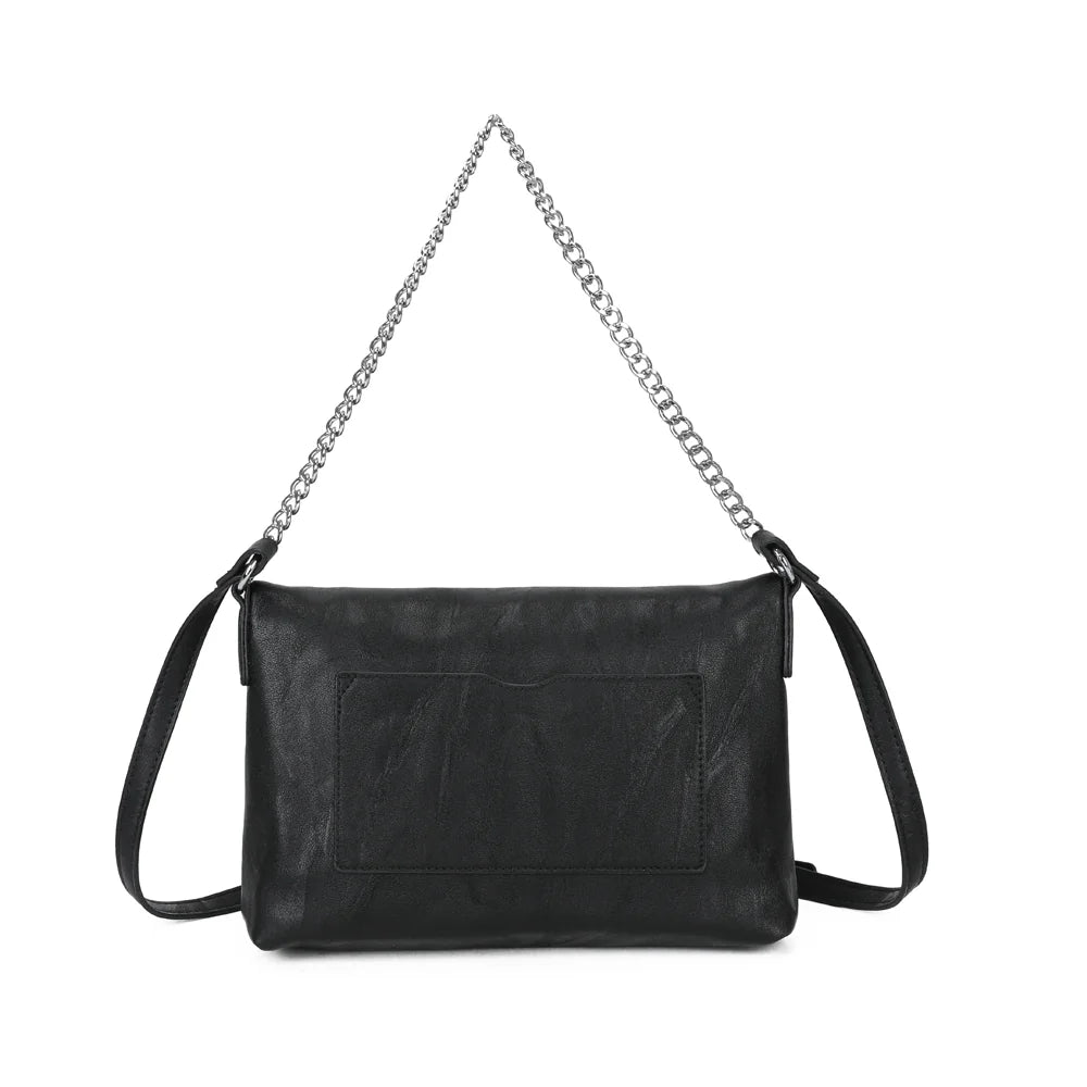 Dos de La Marilou noir, surface synthétique lisse au léger effet froissé – réf. Z-83096