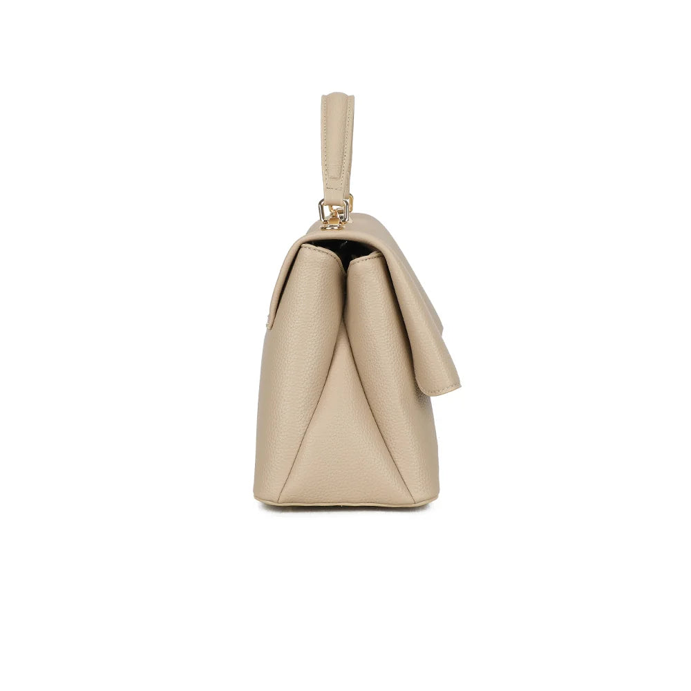 Profil du La Monna taupe : soufflet latéral et volume structuré de 12,5 cm de profondeur – réf. R-2057