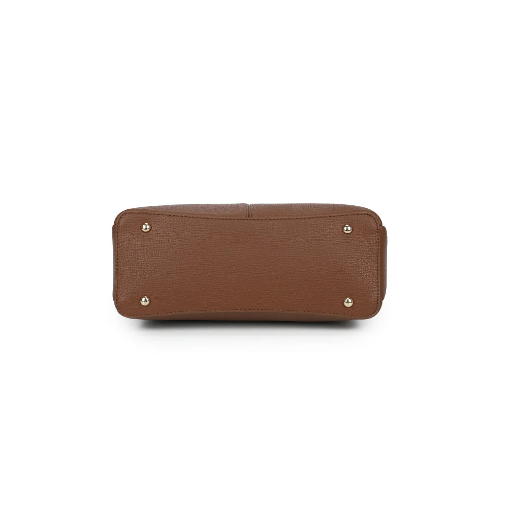 Dessous de La Vérone marron foncé, base plate pour un bon maintien – réf. M-9130-1