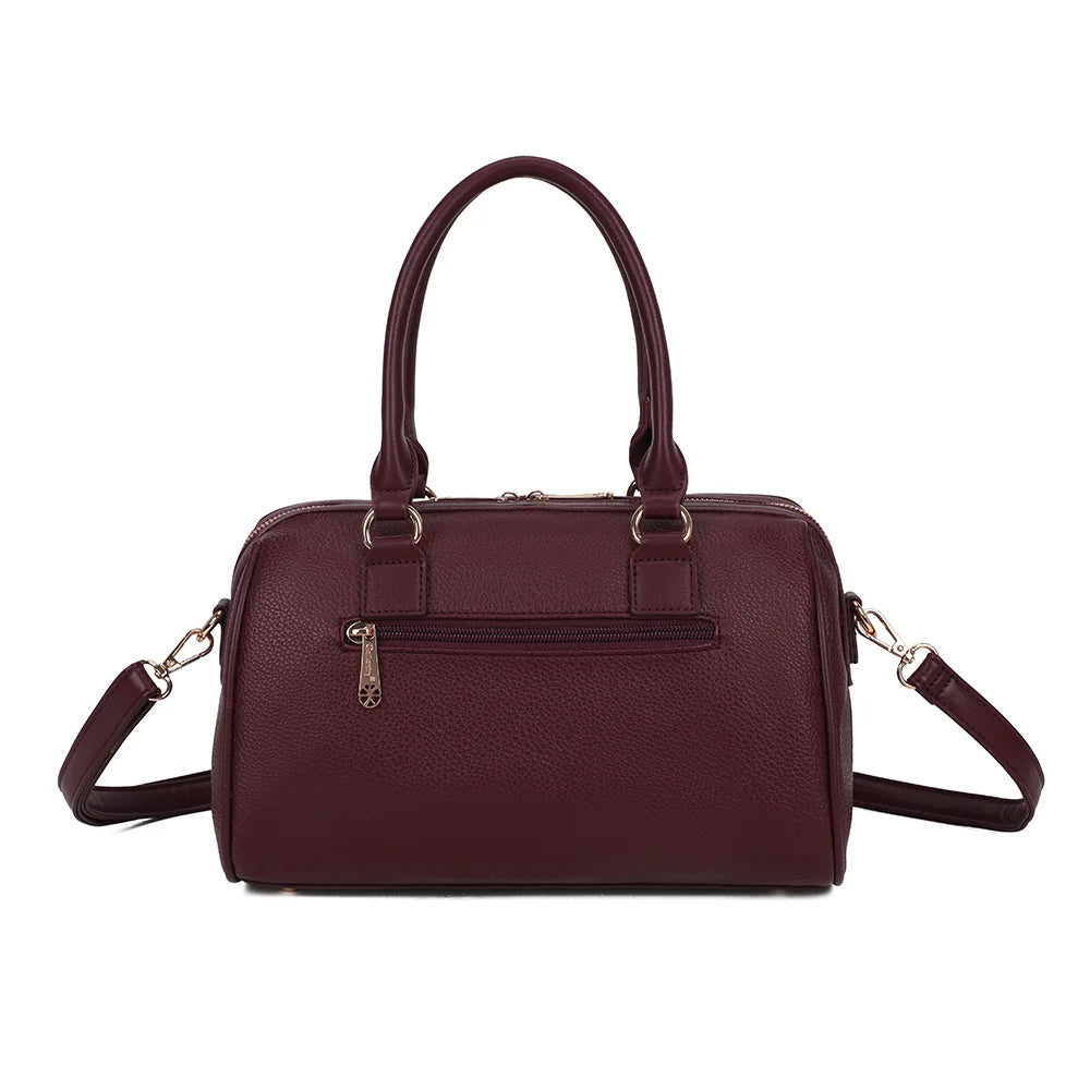 Dos du Le Calven bordeaux avec sa poche zippée pour garder l’essentiel à portée de main – réf. R-2079