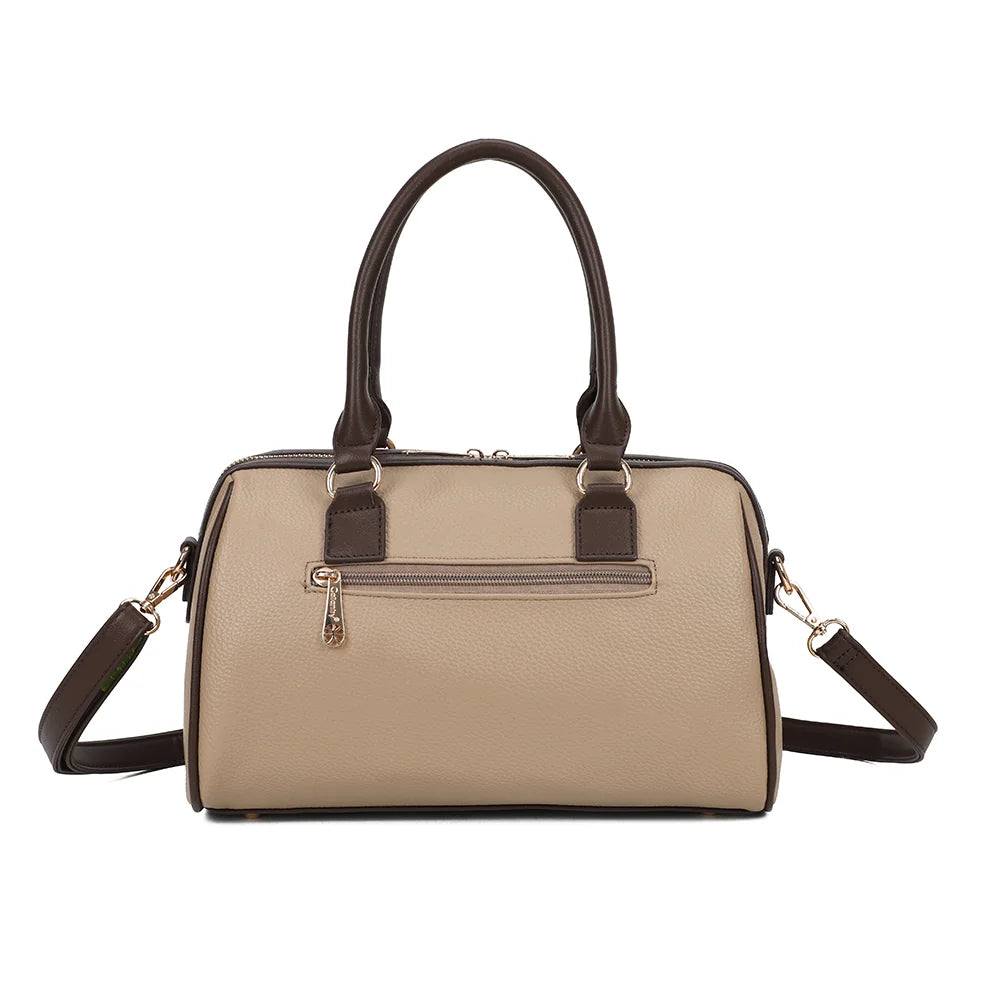 Dos du Le Calven taupe/coffee avec sa poche zippée pour garder l’essentiel à portée de main – réf. R-2079