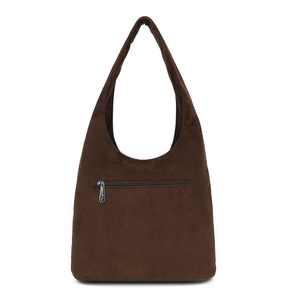 Dos du Kalyss café avec sa poche zippée pour garder les petits essentiels à portée de main – réf. R-2083