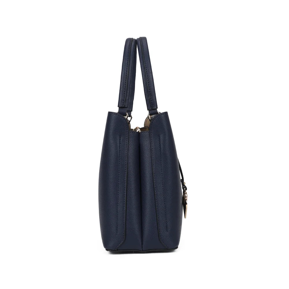 Profil du Le Lazare bleu foncé : 11,5 cm de profondeur pour les essentiels du quotidien – réf. G-7510