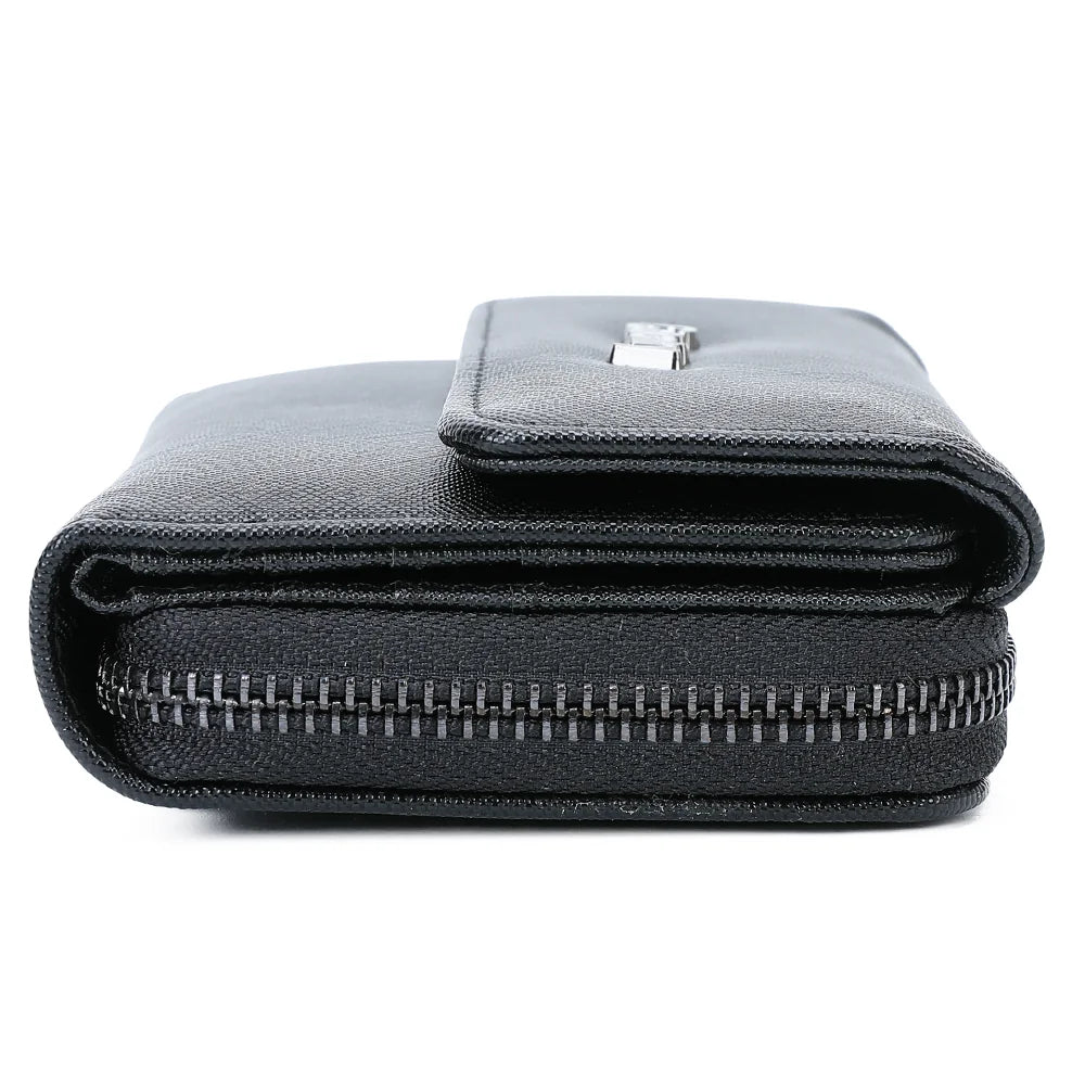 Profil du Petit Complice noir : 4 cm d’épaisseur seulement, facile à glisser dans un sac – réf. L-29-1