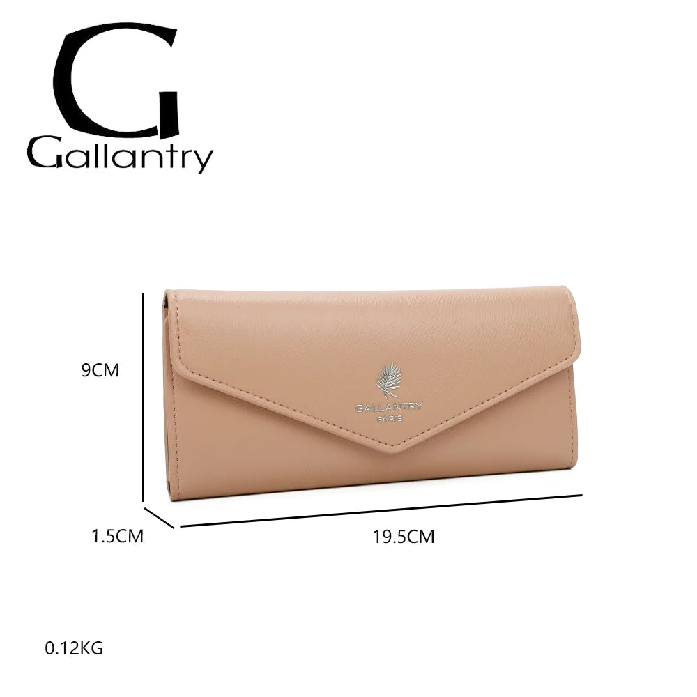 Dimensions du portefeuille Le Petit Fidèle rose : 19,5 × 1,5 × 9 cm, pour environ 0,15 kg – réf. YM-72012