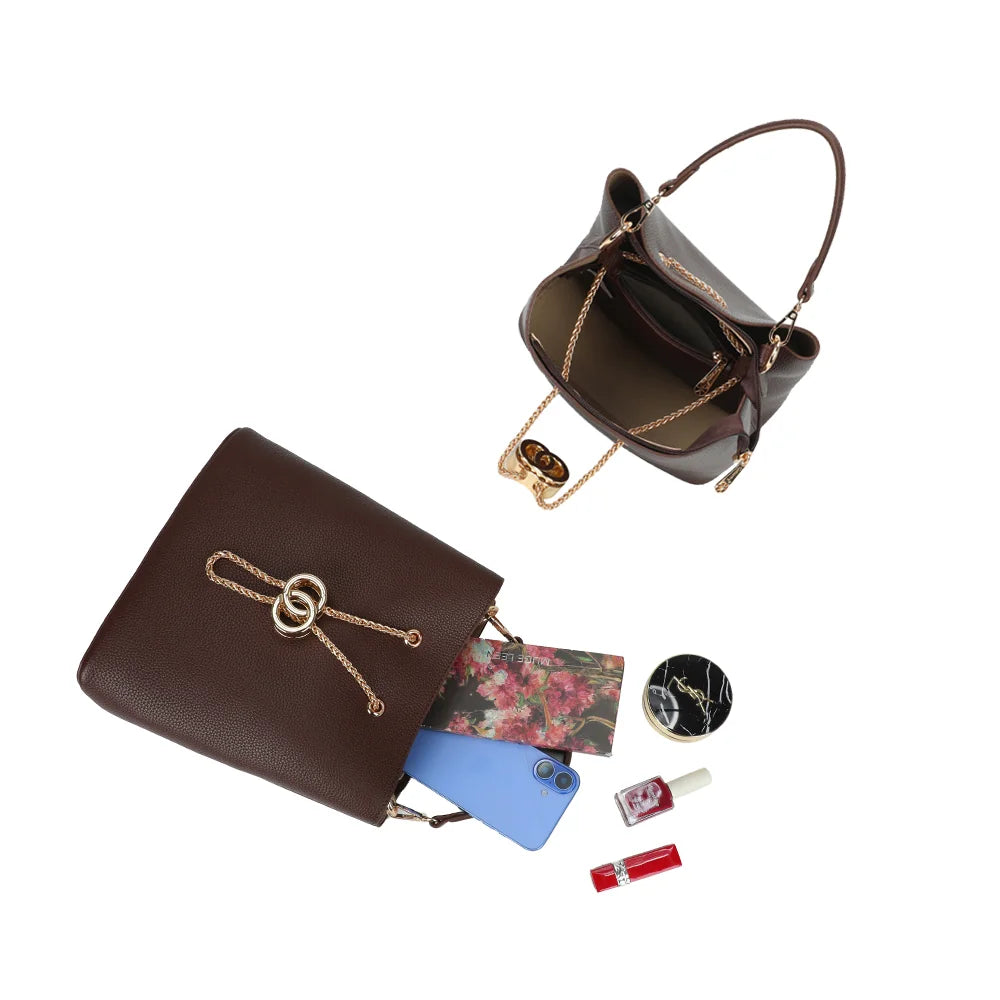 Intérieur du Le Régent café : compartiment spacieux et poches pour téléphone, clés et essentiels – réf. G-7505-1