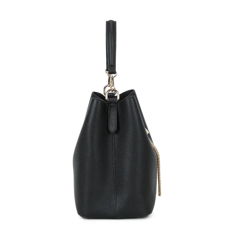 Profil du Le Régent noir : 15 cm de profondeur et longue bandoulière pour un porté libre – réf. G-7505-1