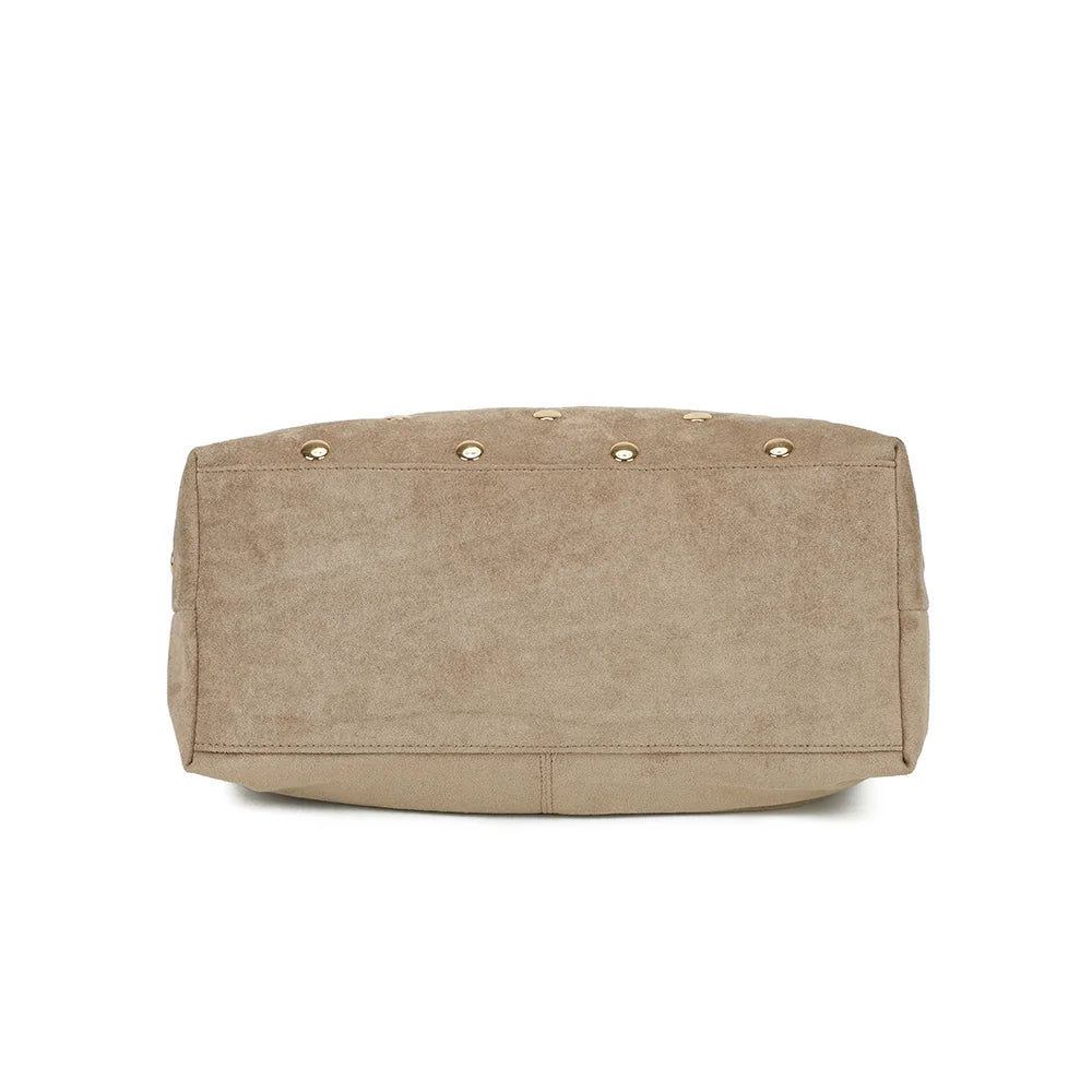 Dessous du Le Sologne taupe foncé, une base de 35 × 16 cm pour un volume généreux – réf. R-2067