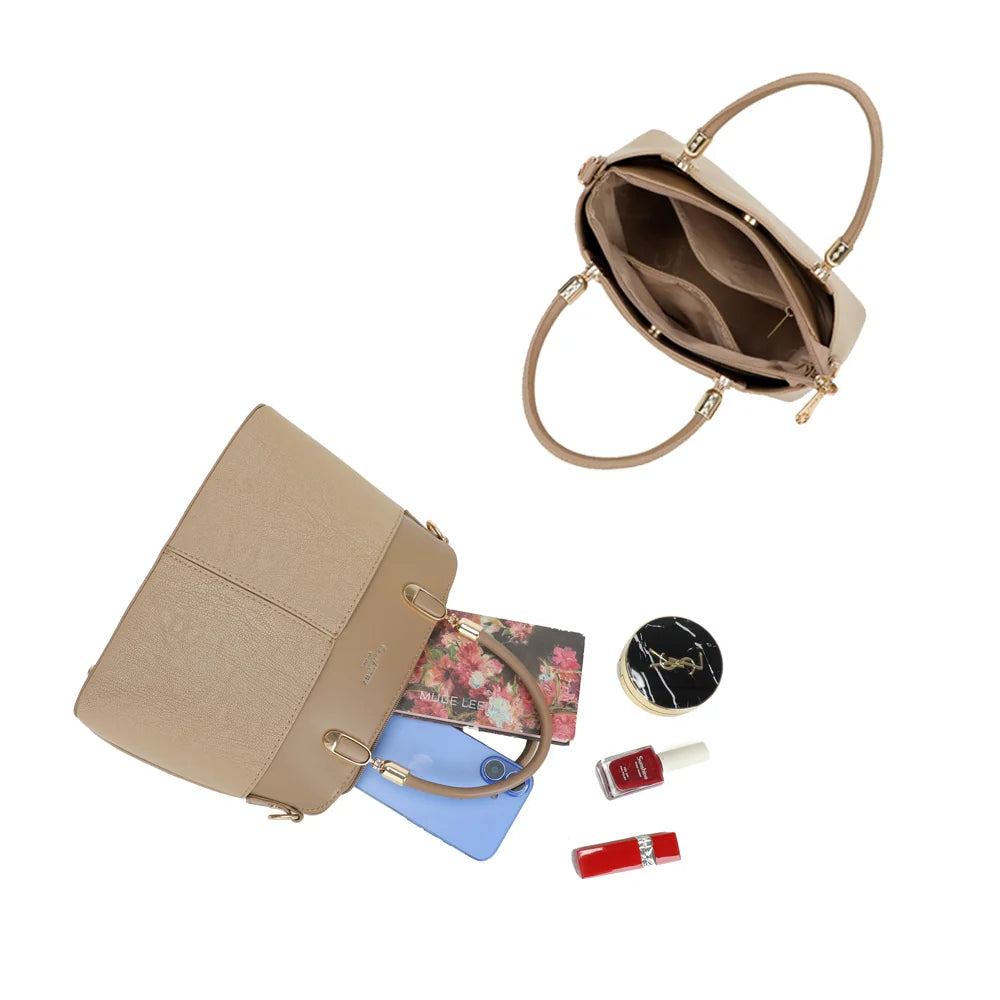 Intérieur du Le Valmont taupe foncé : doublure synthétique et place pour téléphone et essentiels – réf. A-9177