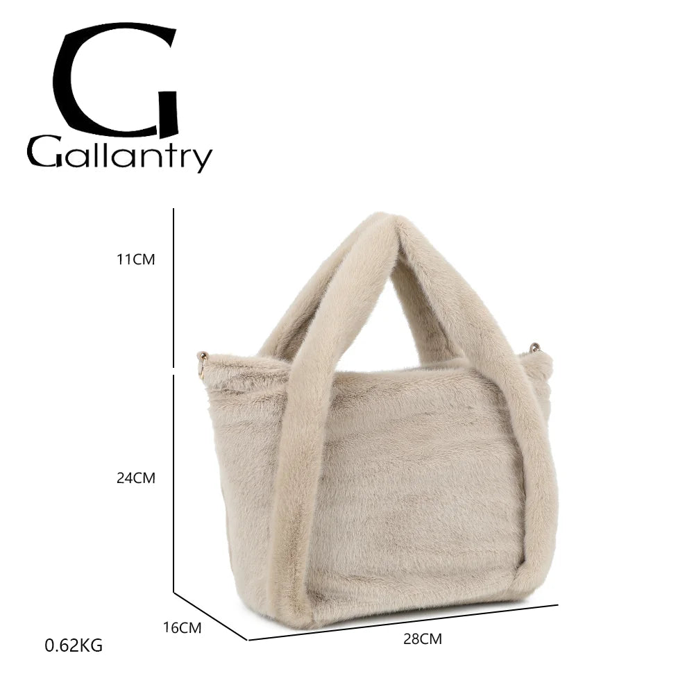 Dimensions du Léona Douceur taupe : 28 × 16 × 24 cm, anses de 11 cm de hauteur, poids 0,62 kg