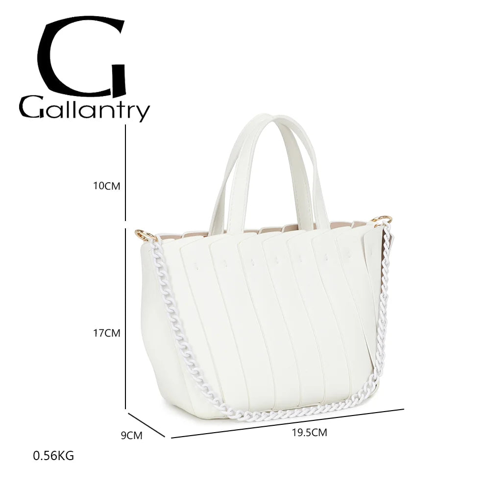 Dimensions du Rayon d’Élégance blanc : 19,5 × 9 × 17 cm, anses de 10 cm, 0,56 kg – réf. A-9110