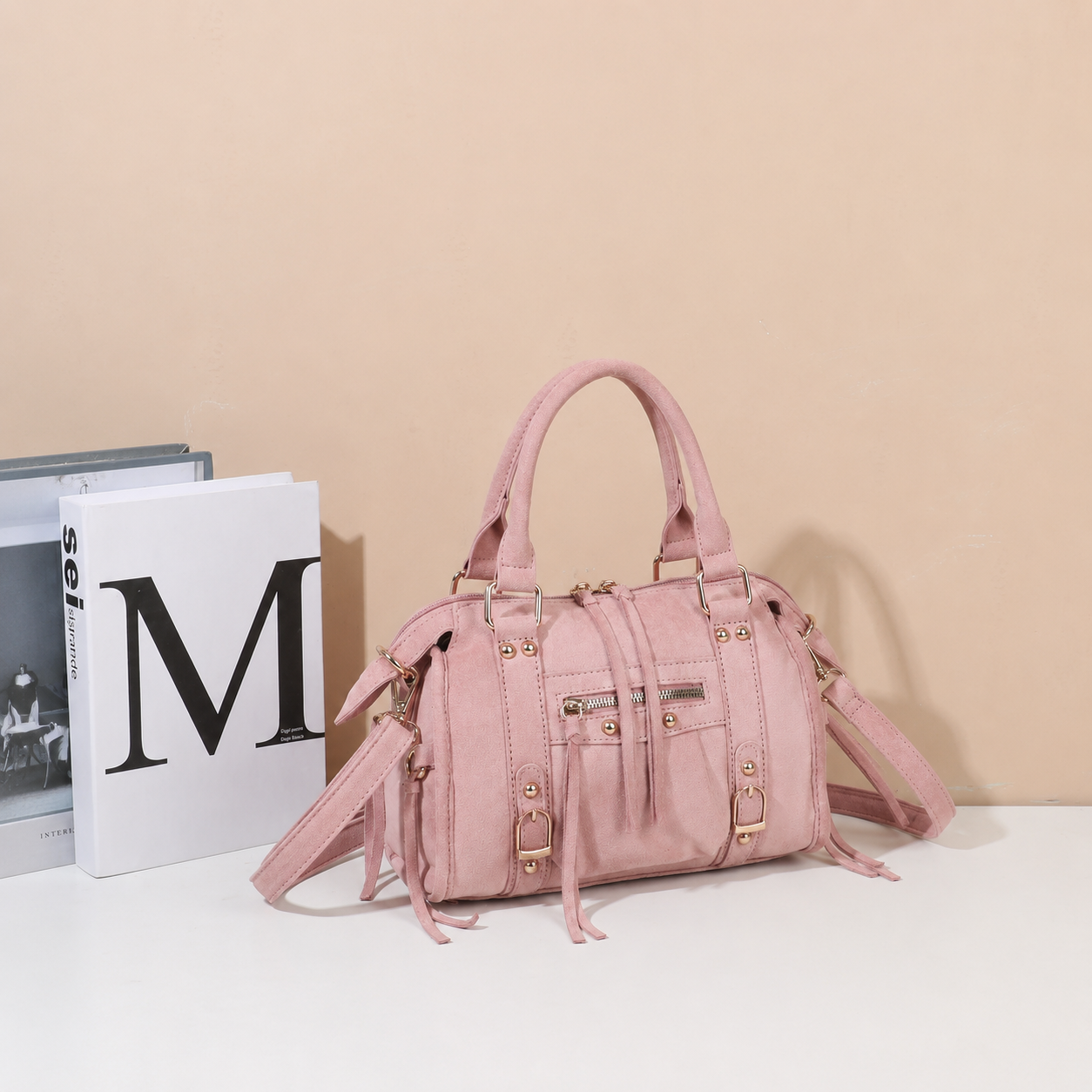 Skyla Petit Suédine Doré - Sac à main