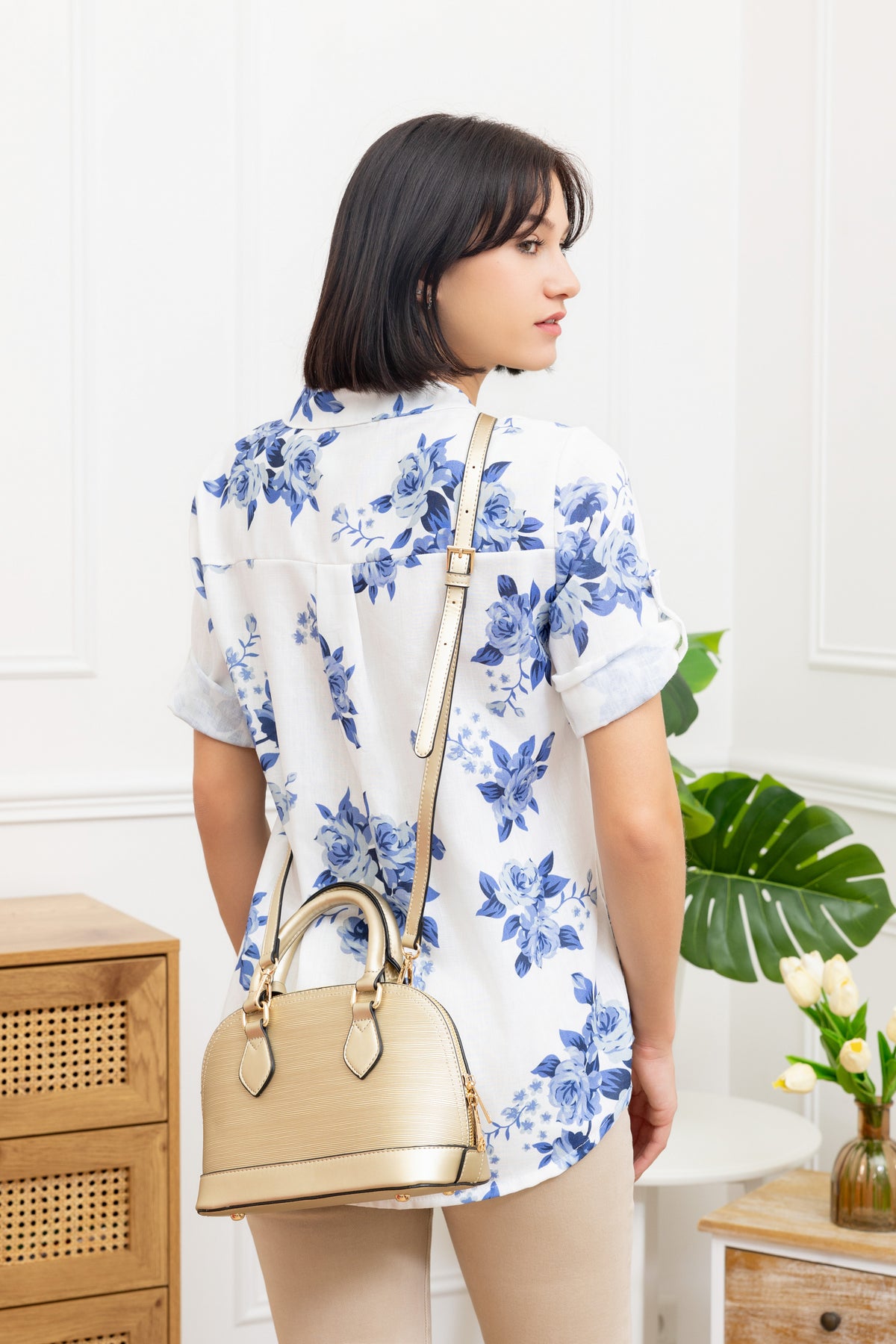 L'Éclat Mini, sac à main femme, porté à l'épaule – Gallantry Paris – réf. DQ-8596-5
