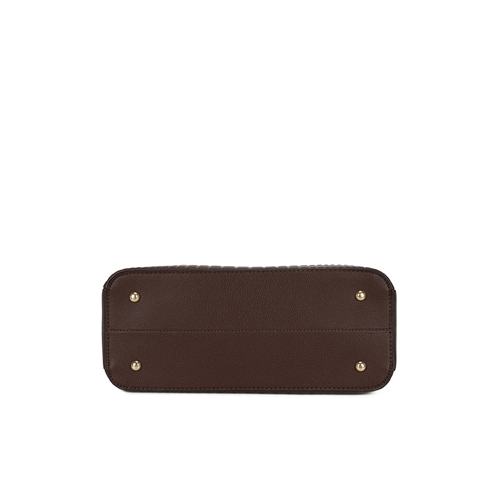La Fiora – Sac à main femme croco à bandoulière