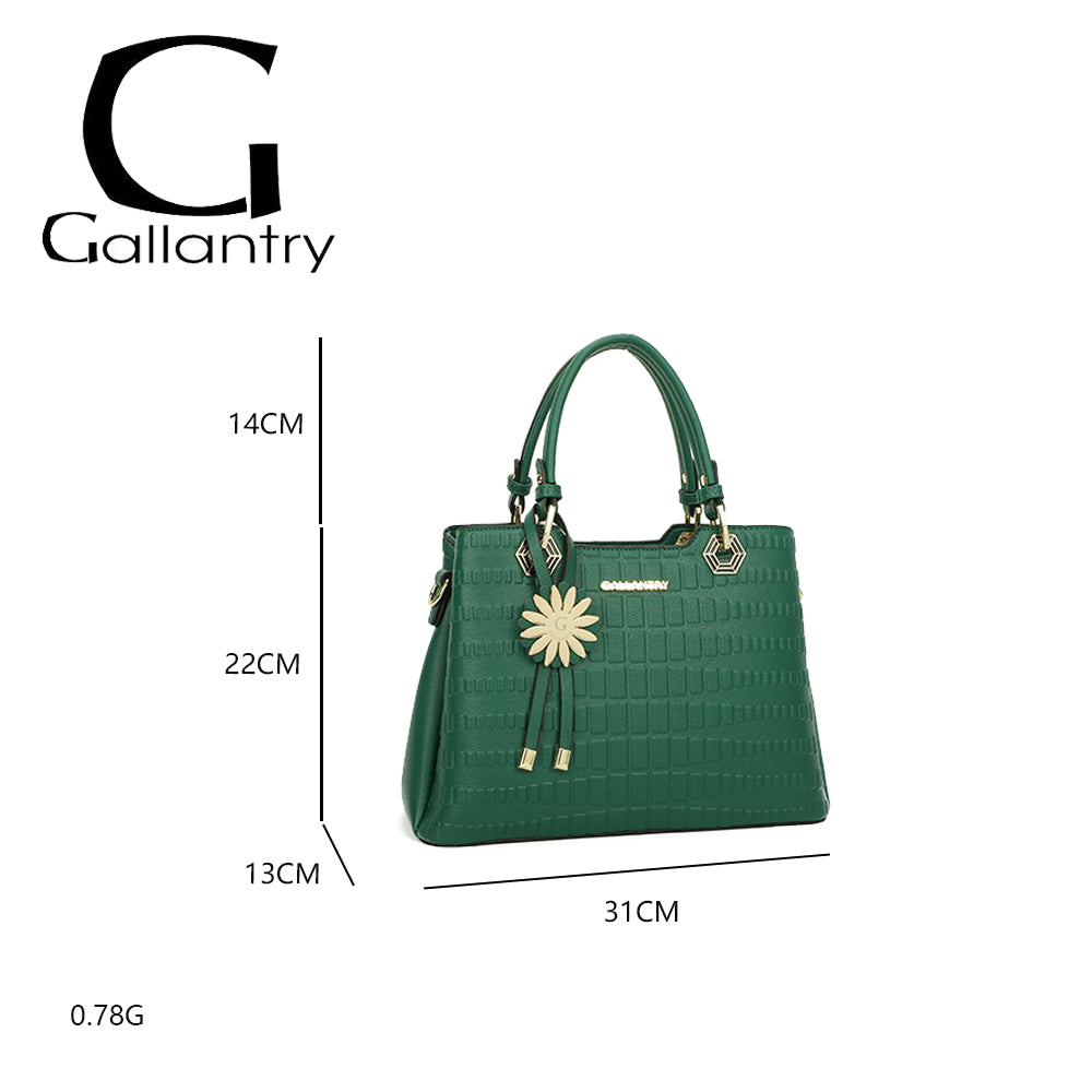 La Fiora – Sac à main femme croco à bandoulière