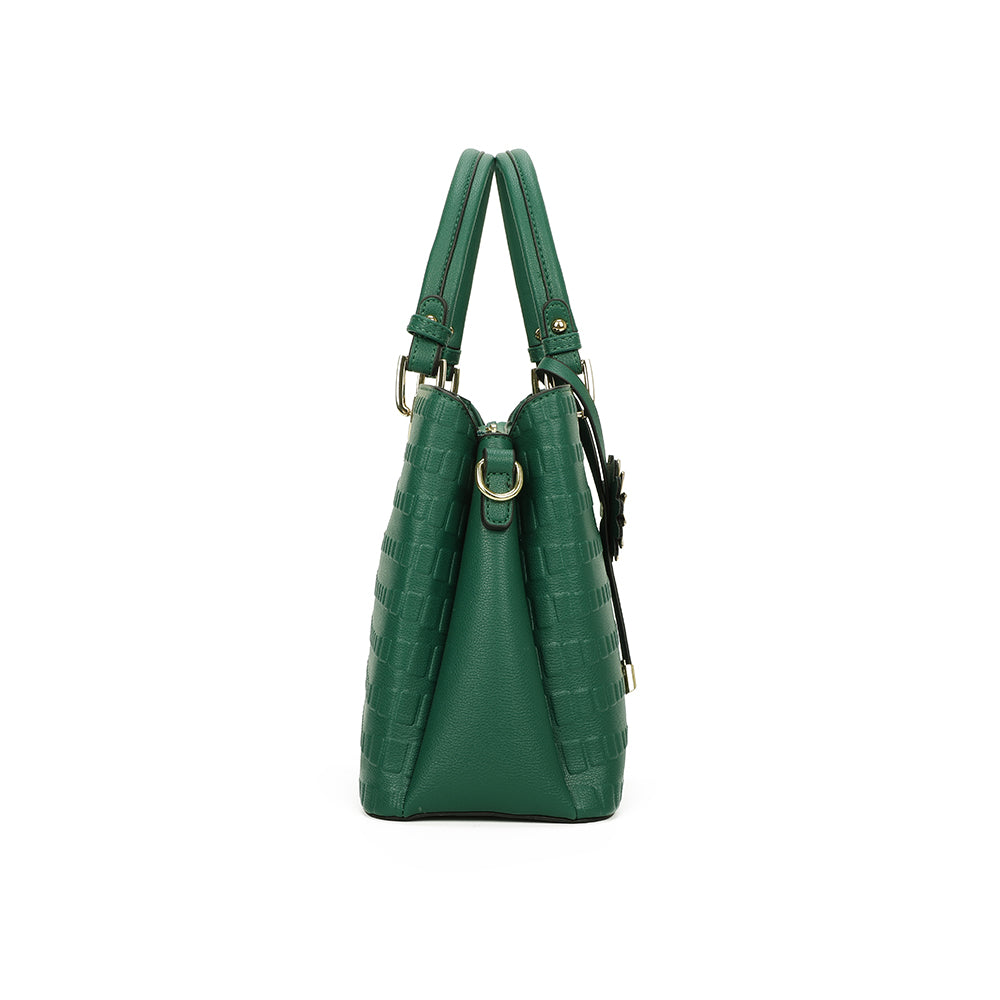 La Fiora – Sac à main femme croco à bandoulière