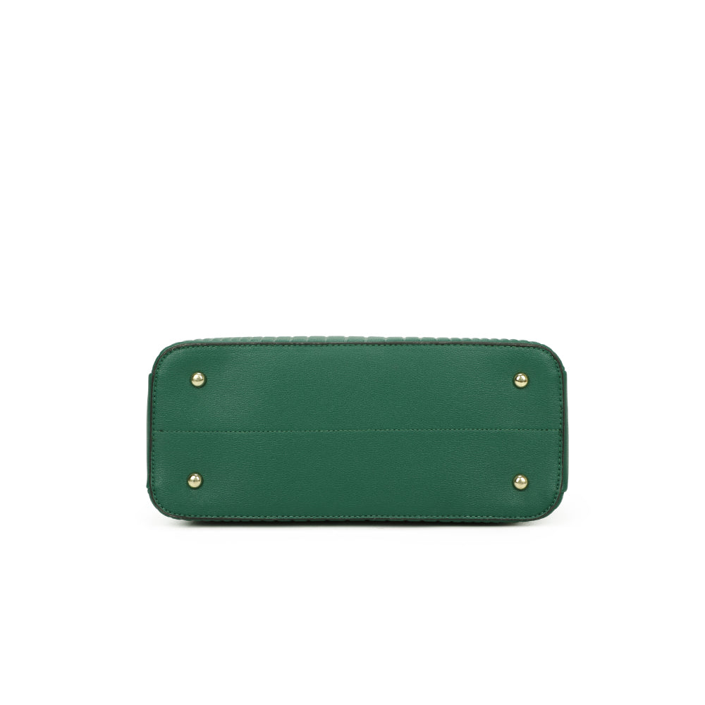 La Fiora – Sac à main femme croco à bandoulière