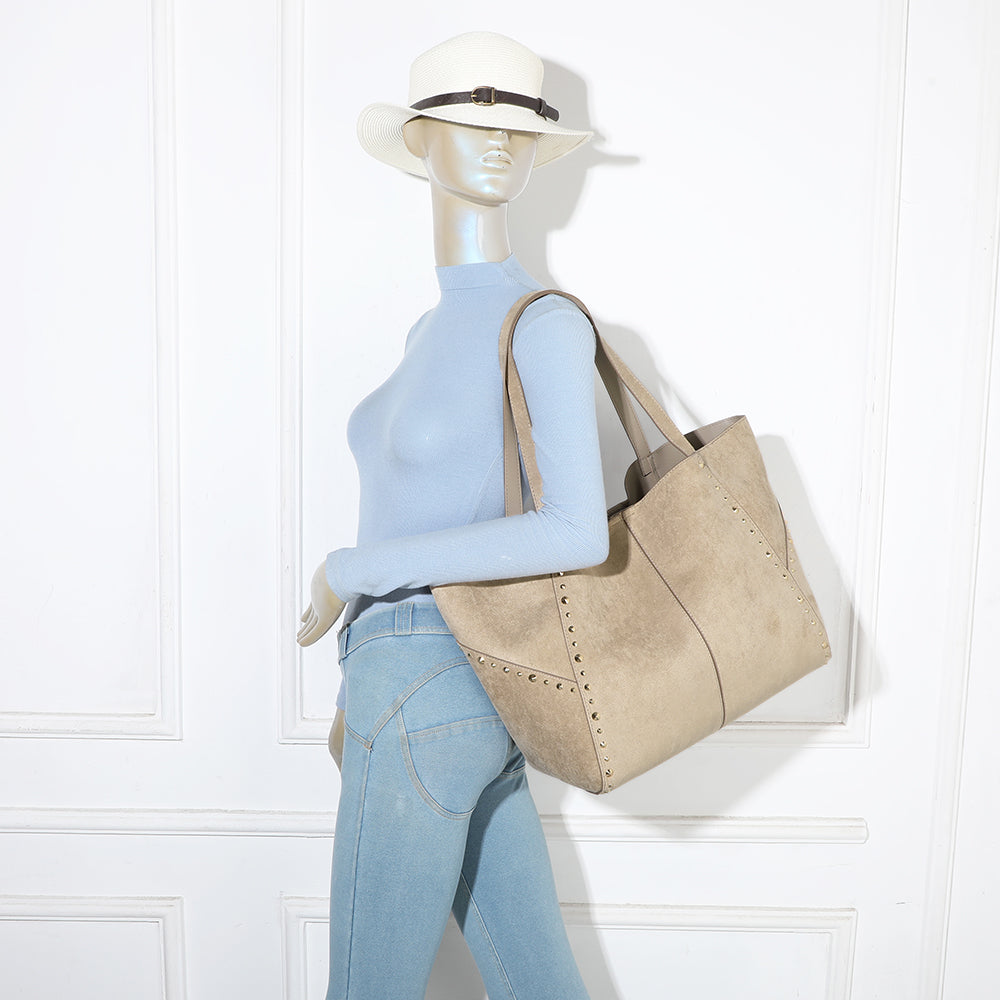 Le Rivana – Sac cabas femme clouté