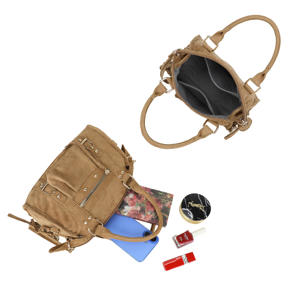 Skyla Petit Suédine Doré