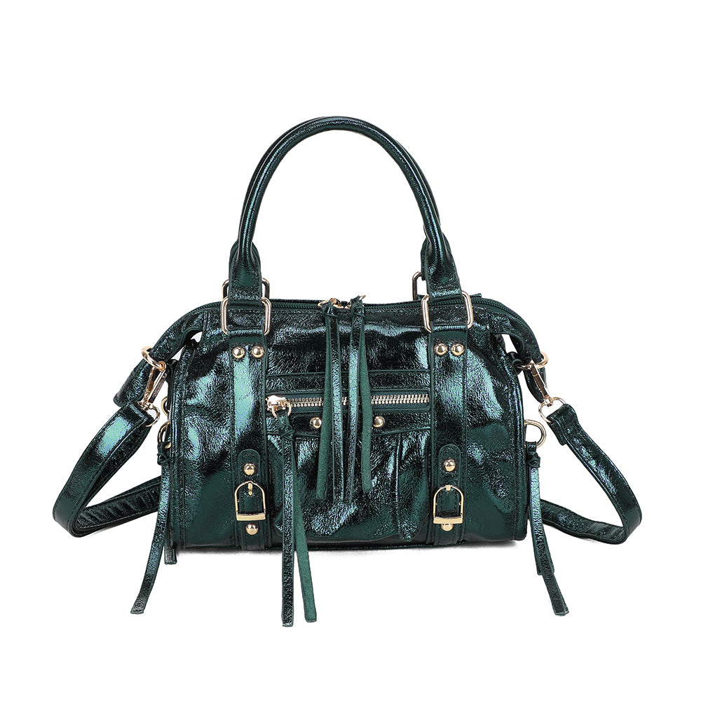 Le Skyla Brillant – Sac à main femme métallisé à bandoulière