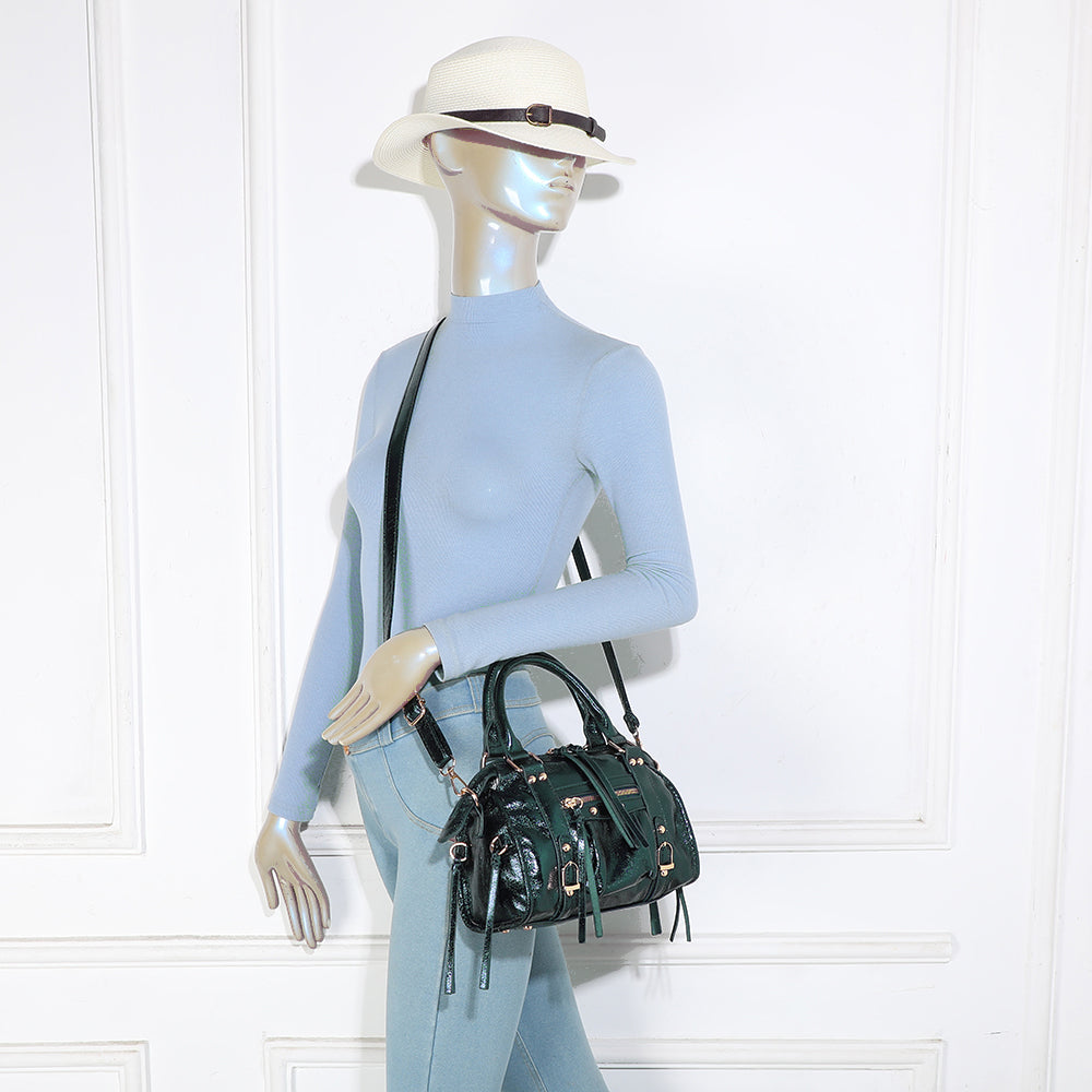 Le Skyla Brillant – Sac à main femme métallisé à bandoulière