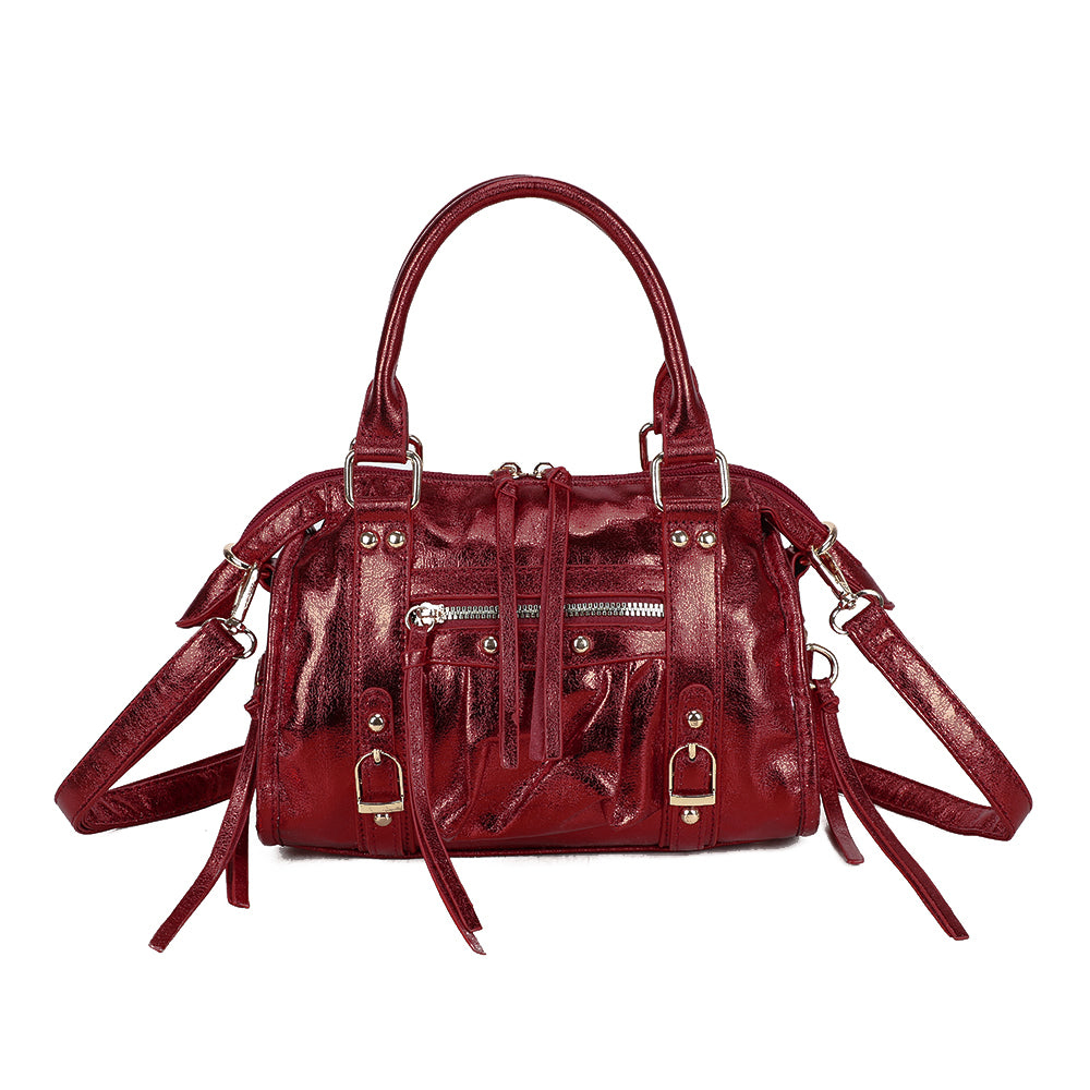 Le Skyla Brillant – Sac à main femme métallisé à bandoulière