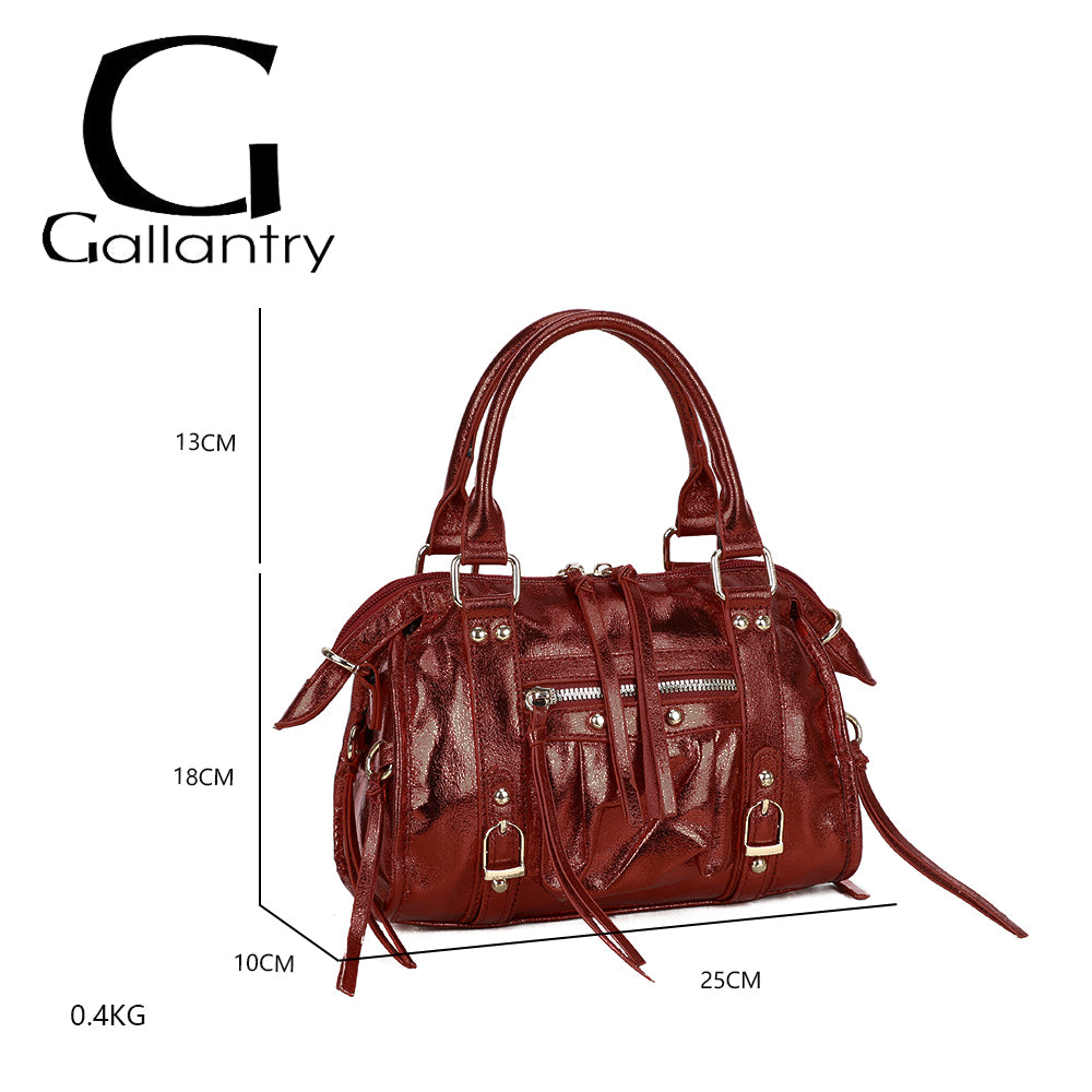 Le Skyla Brillant – Sac à main femme métallisé à bandoulière