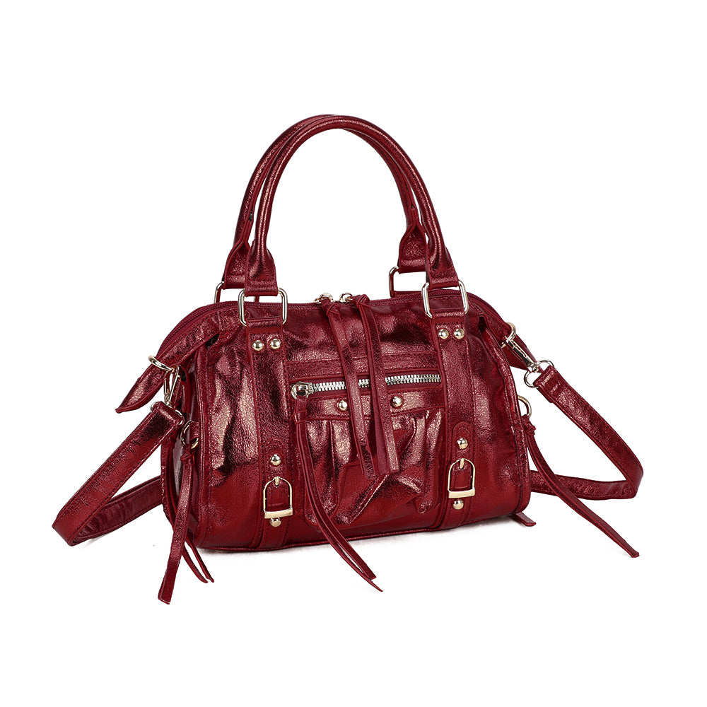 Le Skyla Brillant – Sac à main femme métallisé à bandoulière