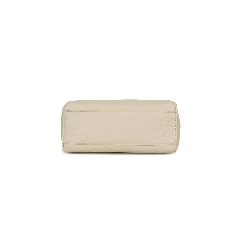 Dessous du Belleza beige : fond plat qui permet au sac de tenir debout, posé sur une table – réf. Z-83077